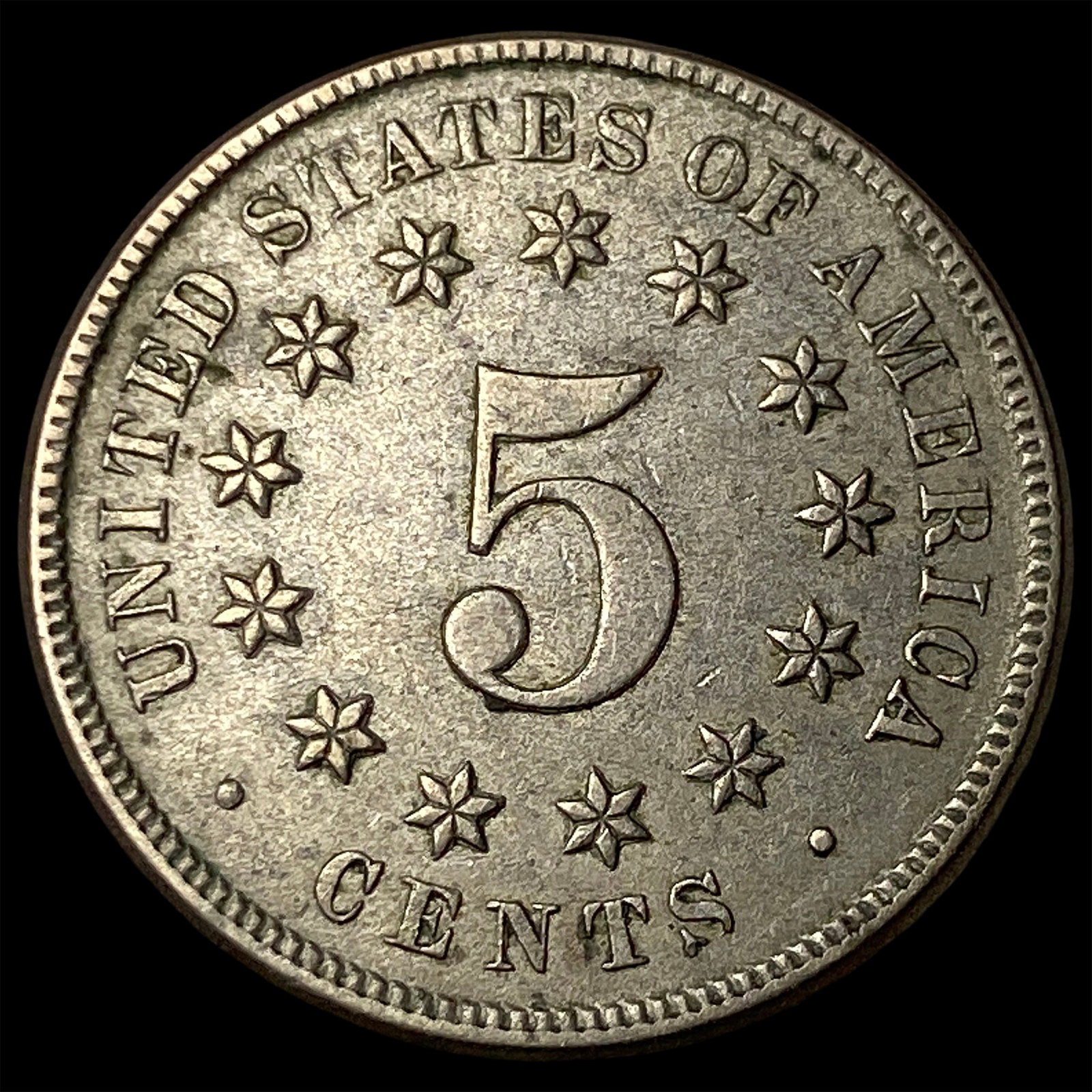 1872 Shield Nickel UNCIRCULATED - 2