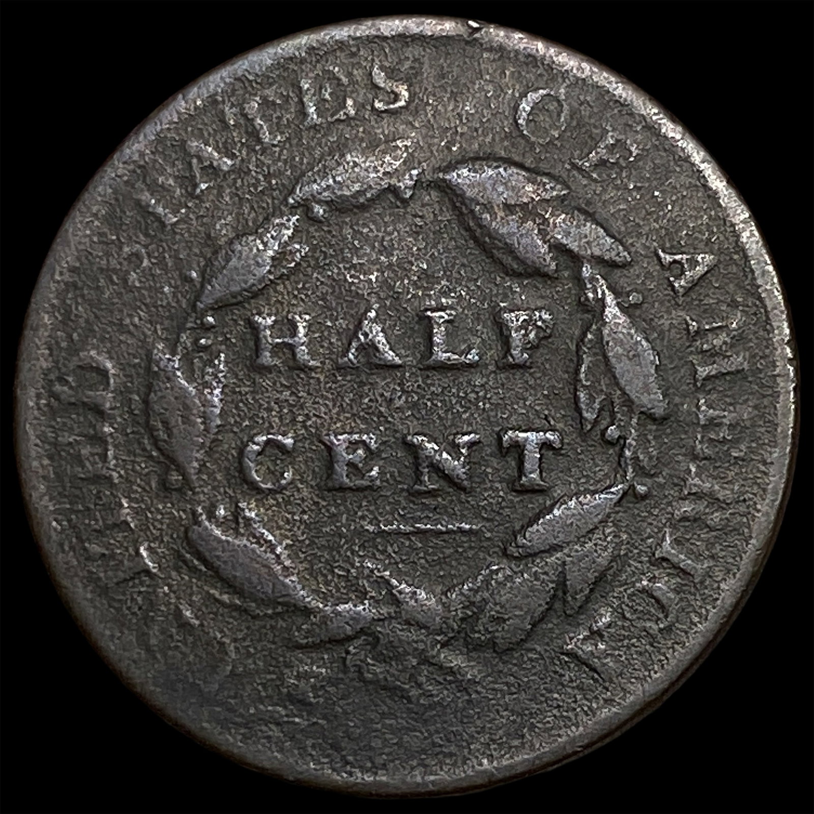 1825 Classic Head Half Cent NICELY CIRCULATED - 2