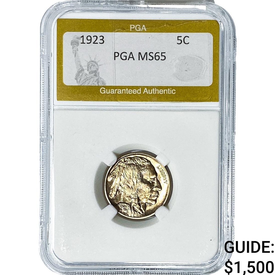 1923 Buffalo Nickel PGA MS65 (1 of 2)