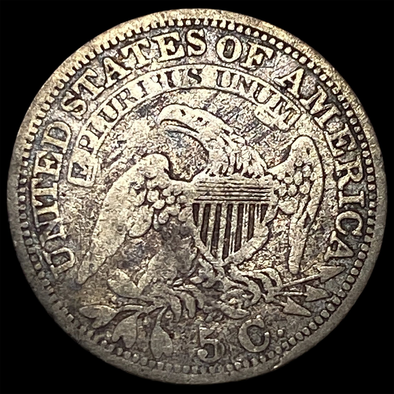 1831 Capped Bust Half Dime LIGHTLY CIRCULATED - 2