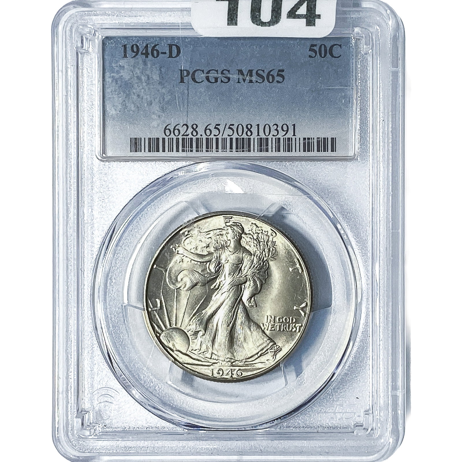 1946-D Walking Liberty Half Dollar PCGS MS65 (1 of 2)