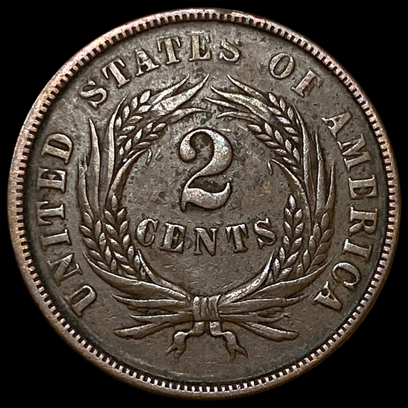 1864 Two-Cent Piece CLOSELY UNCIRCULATED - 2