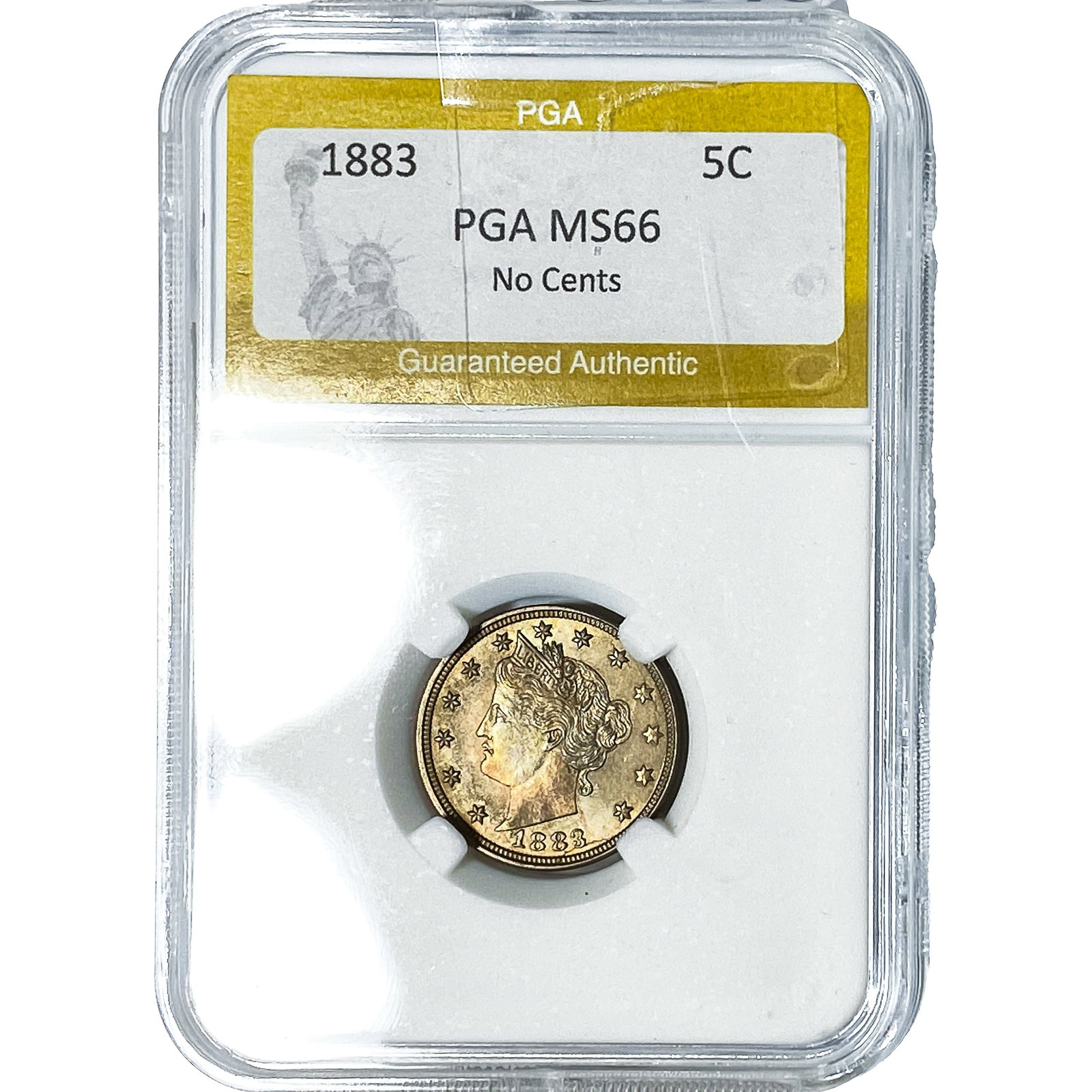1883 Liberty Victory Nickel PGA MS66 No Cents: 1883 Liberty Victory Nickel PGA MS66 No Cents