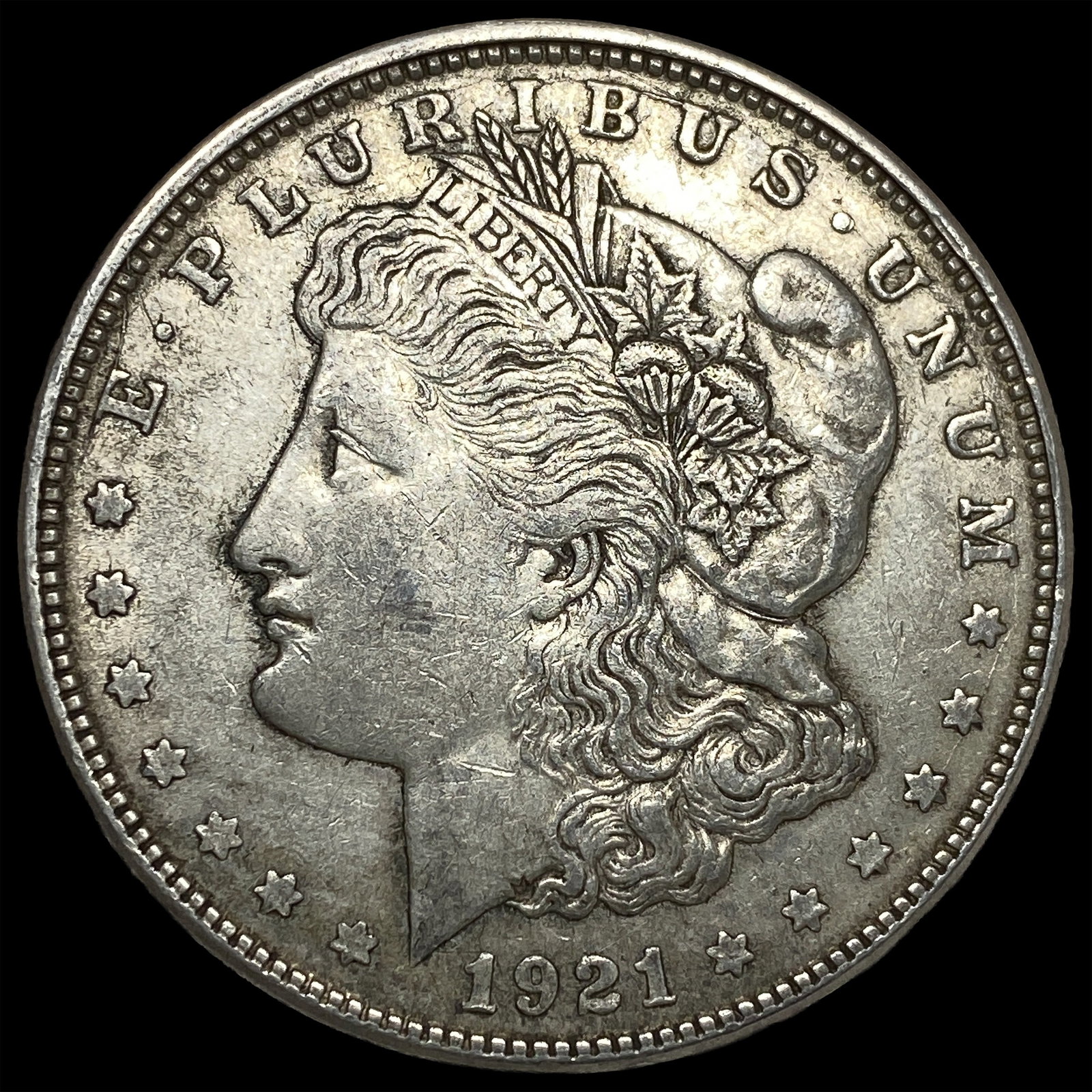 1921-D Silver Morgan Dollar NEARLY UNCIRCULATED: 1921-D Silver Morgan Dollar NEARLY UNCIRCULATED
