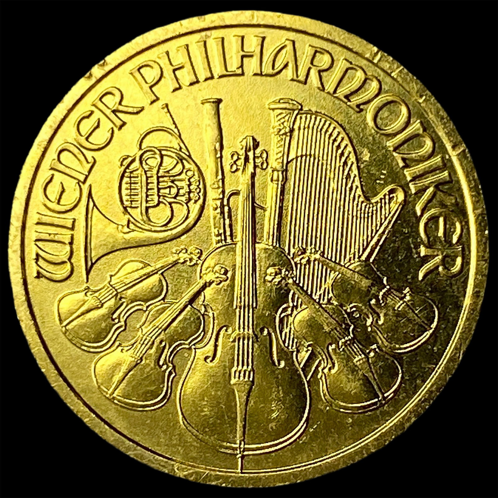 1999 1/10oz Gold Austrian Philharmonic 200 Schilling UNCIRCULATED (1 of 2)