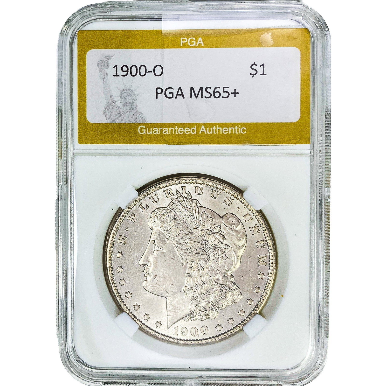 1900-O Morgan Silver Dollar PGA MS65+: 1900-O Morgan Silver Dollar PGA MS65+