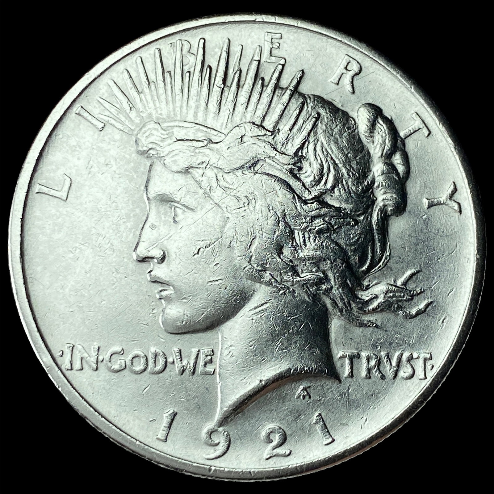 1921 Silver High Relief Peace Dollar UNCIRCULATED: 1921 Silver High Relief Peace Dollar UNCIRCULATED