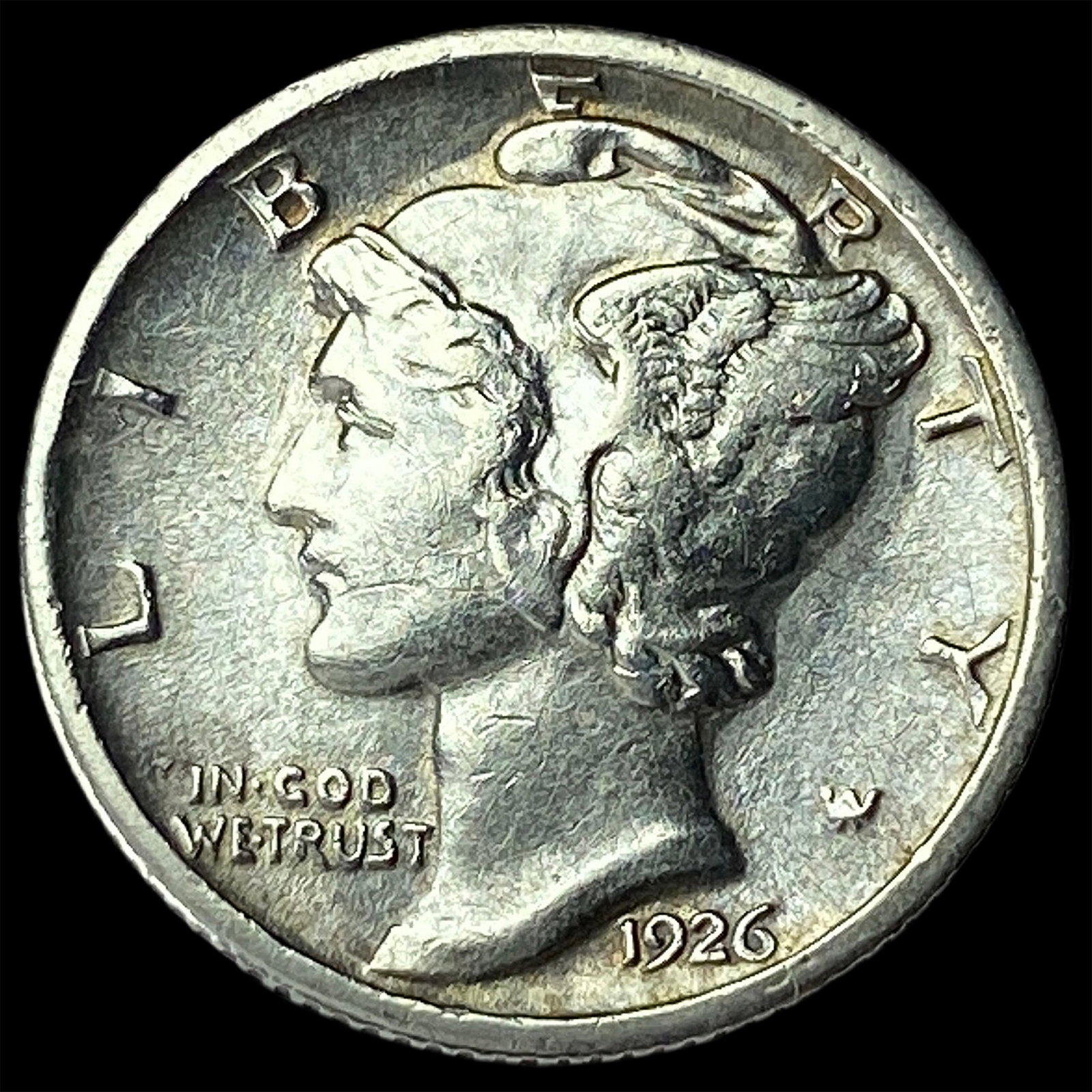 1926-S Silver Mercury Dime UNCIRCULATED (1 of 2)