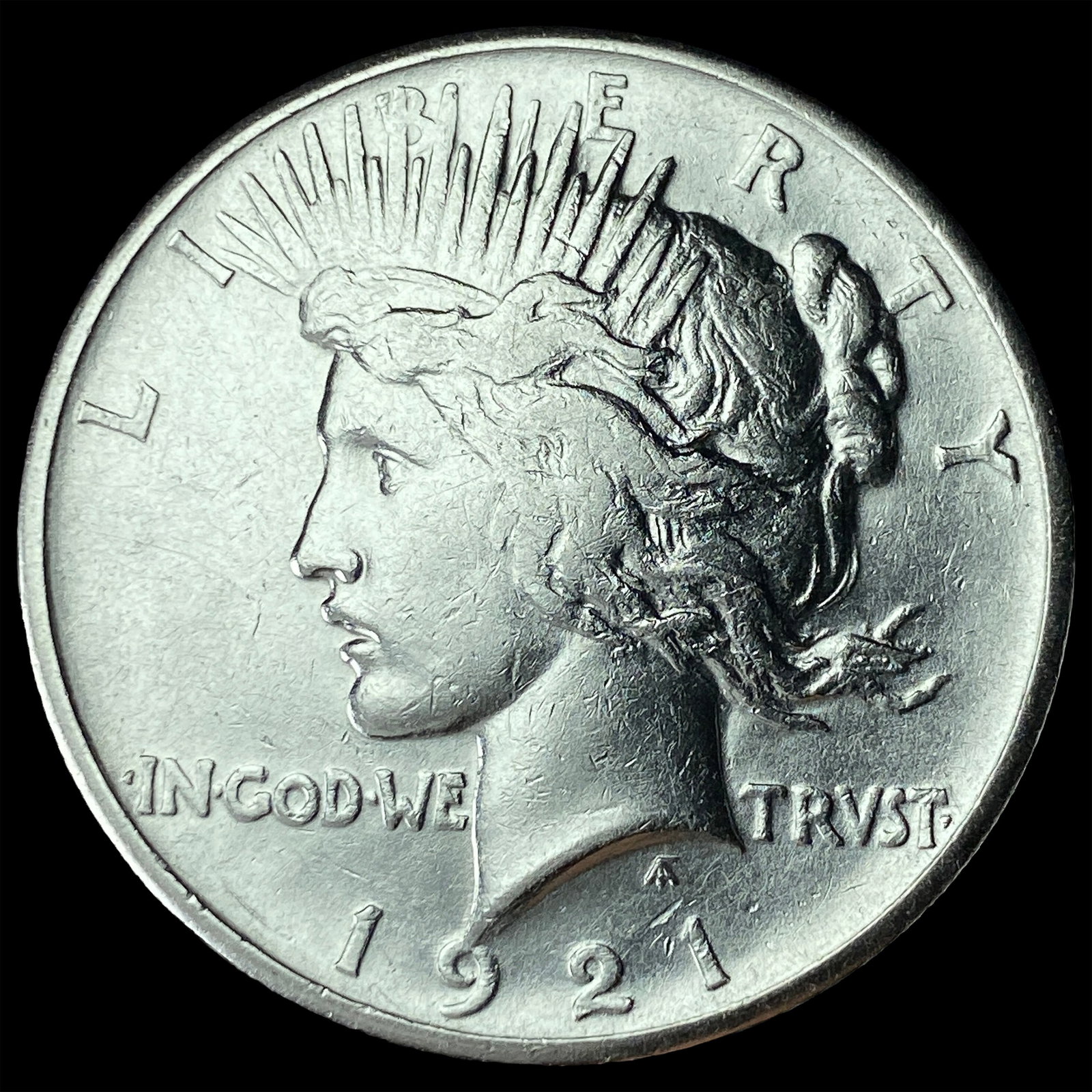 1921 Silver Peace Dollar UNCIRCULATED: 1921 Silver Peace Dollar UNCIRCULATED