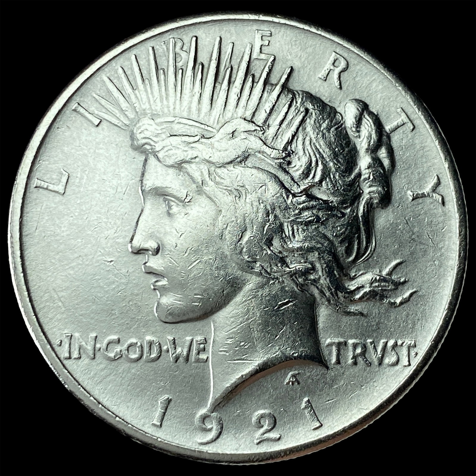 1921 Silver Peace Dollar UNCIRCULATED: 1921 Silver Peace Dollar UNCIRCULATED