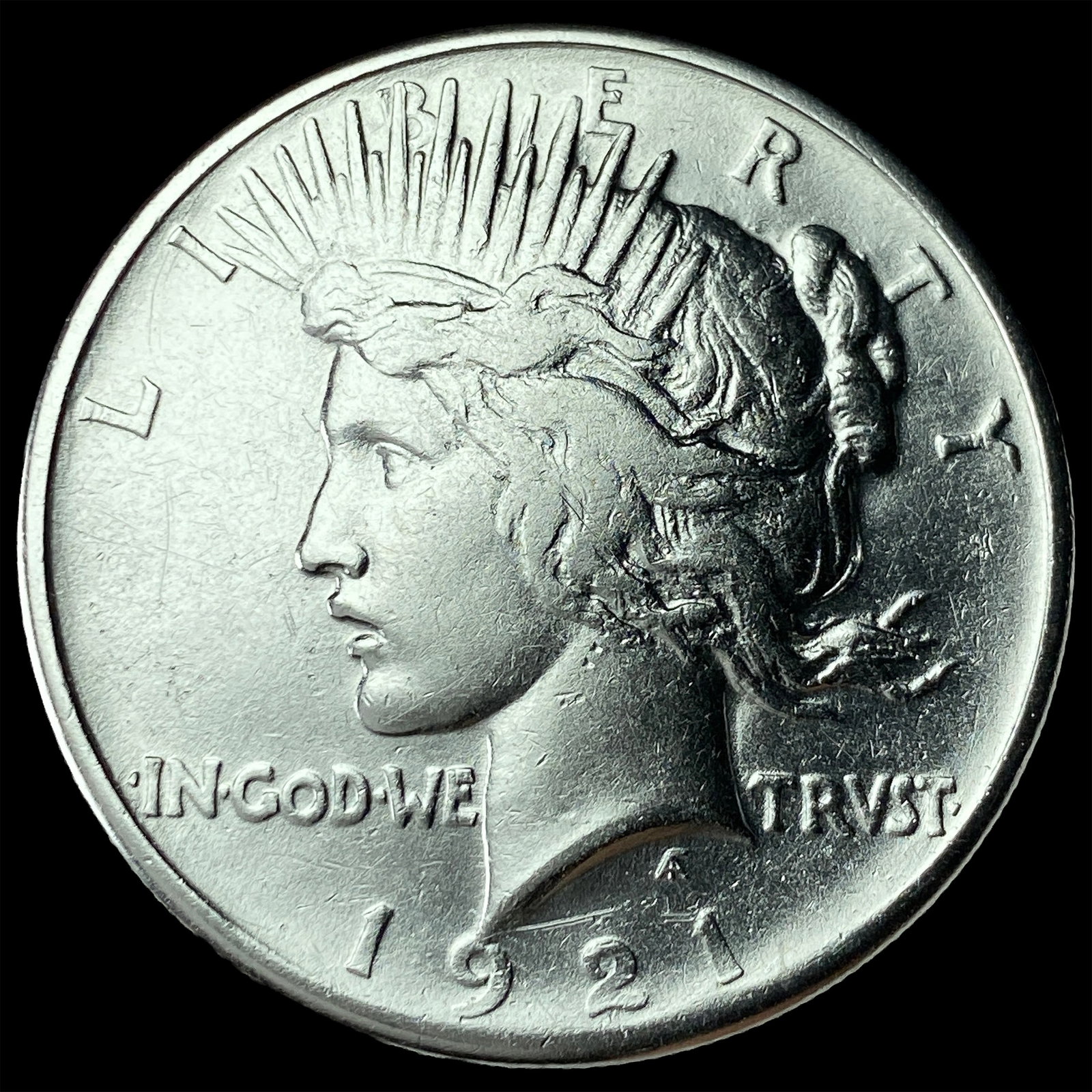 1921 Silver Peace Dollar UNCIRCULATED: 1921 Silver Peace Dollar UNCIRCULATED