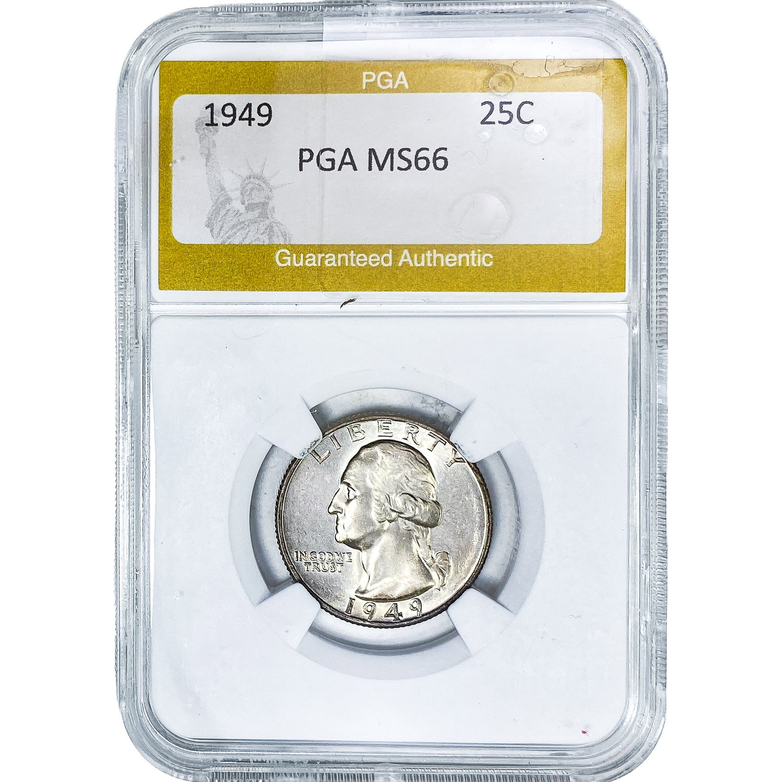 1949 Washington Silver Quarter PGA MS66 (1 of 2)