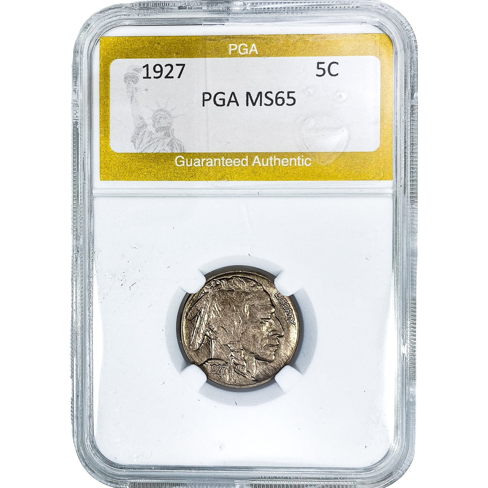 1927 Buffalo Nickel PGA MS65 (1 of 2)