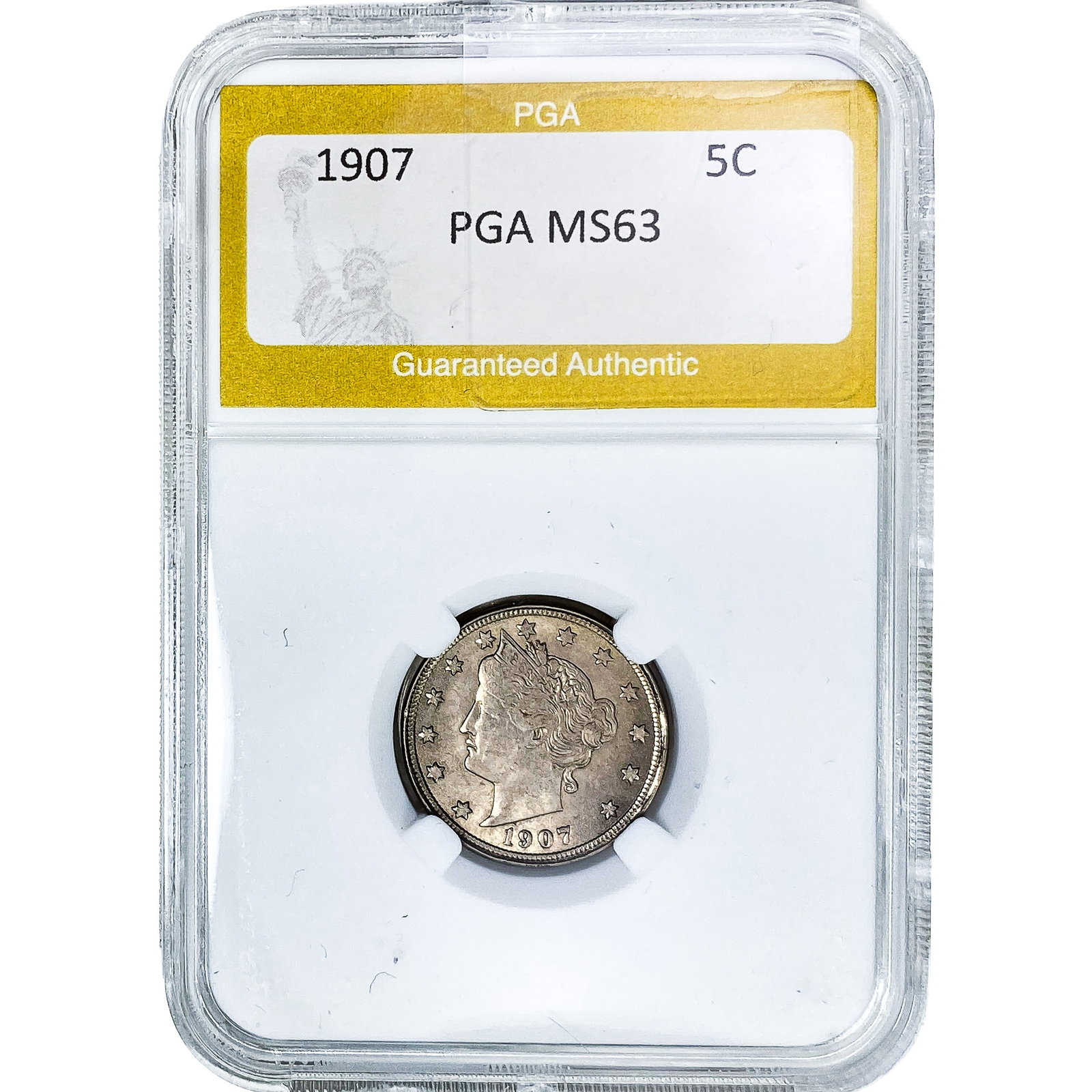 1907 Liberty Victory Nickel PGA MS63 (1 of 2)