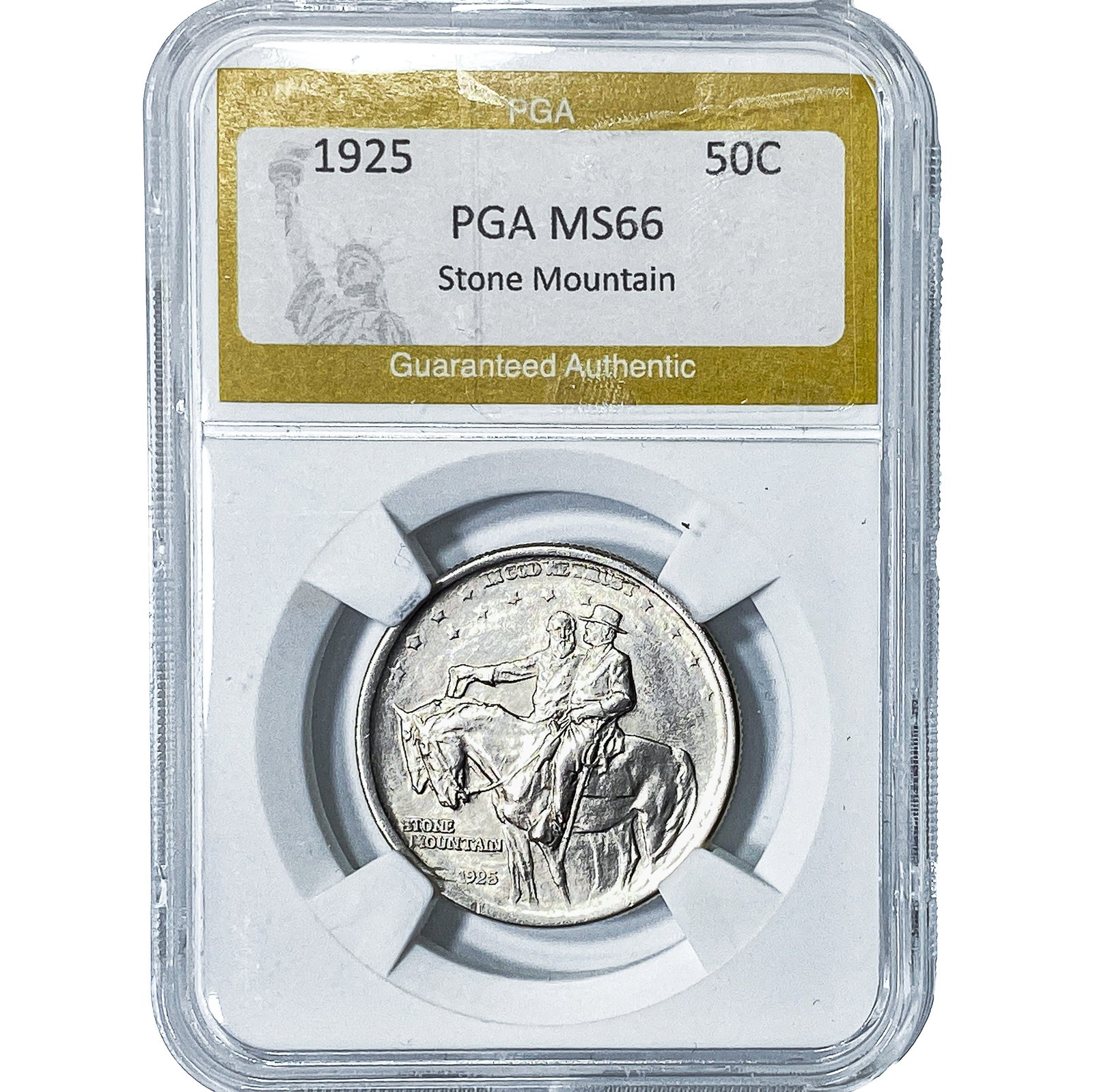 1925 Stone Mountain Half Dollar PGA MS66 (1 of 2)