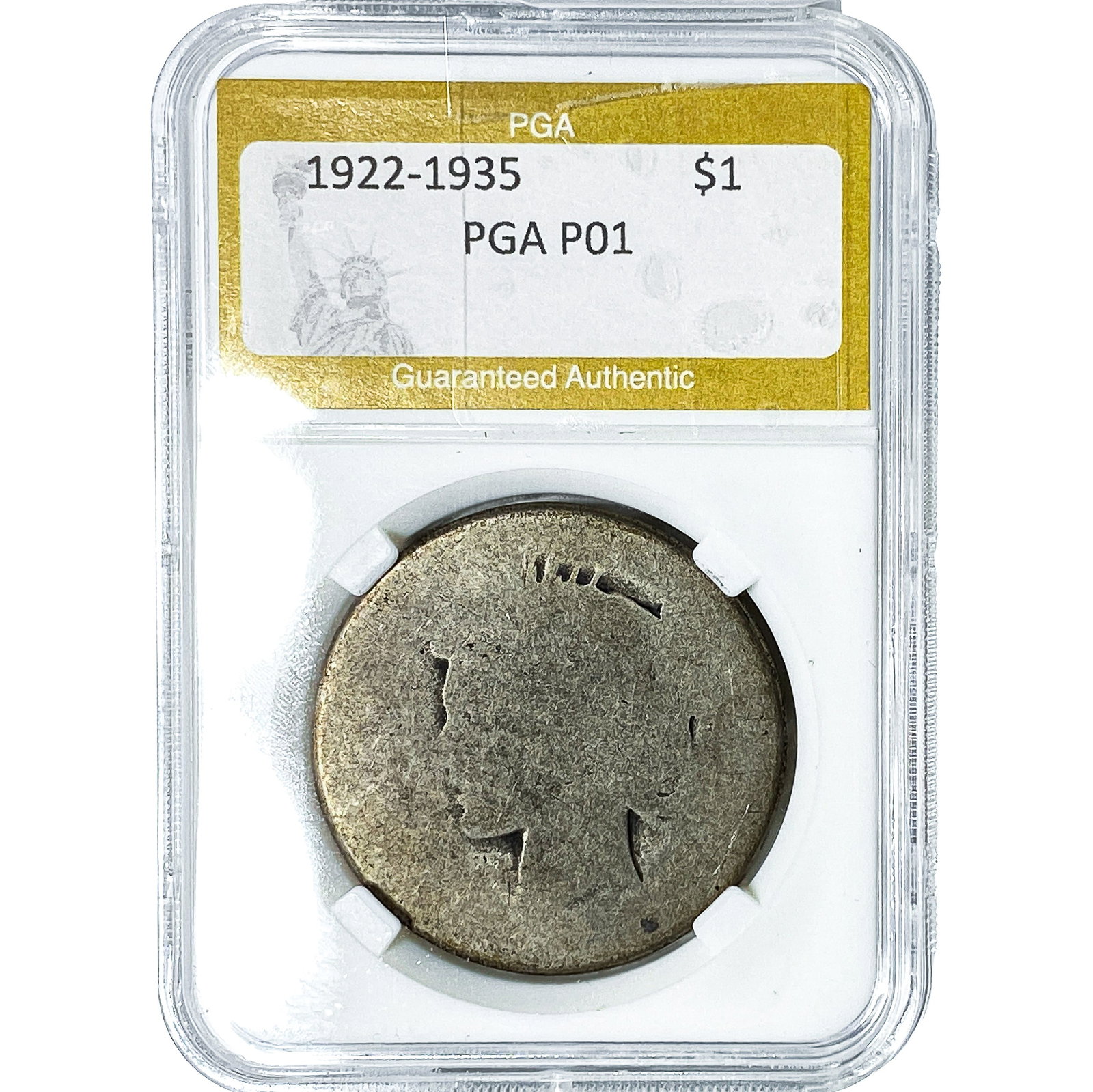 1922-1935 Silver Peace Dollar PGA P01: 1922-1935 Silver Peace Dollar PGA P01