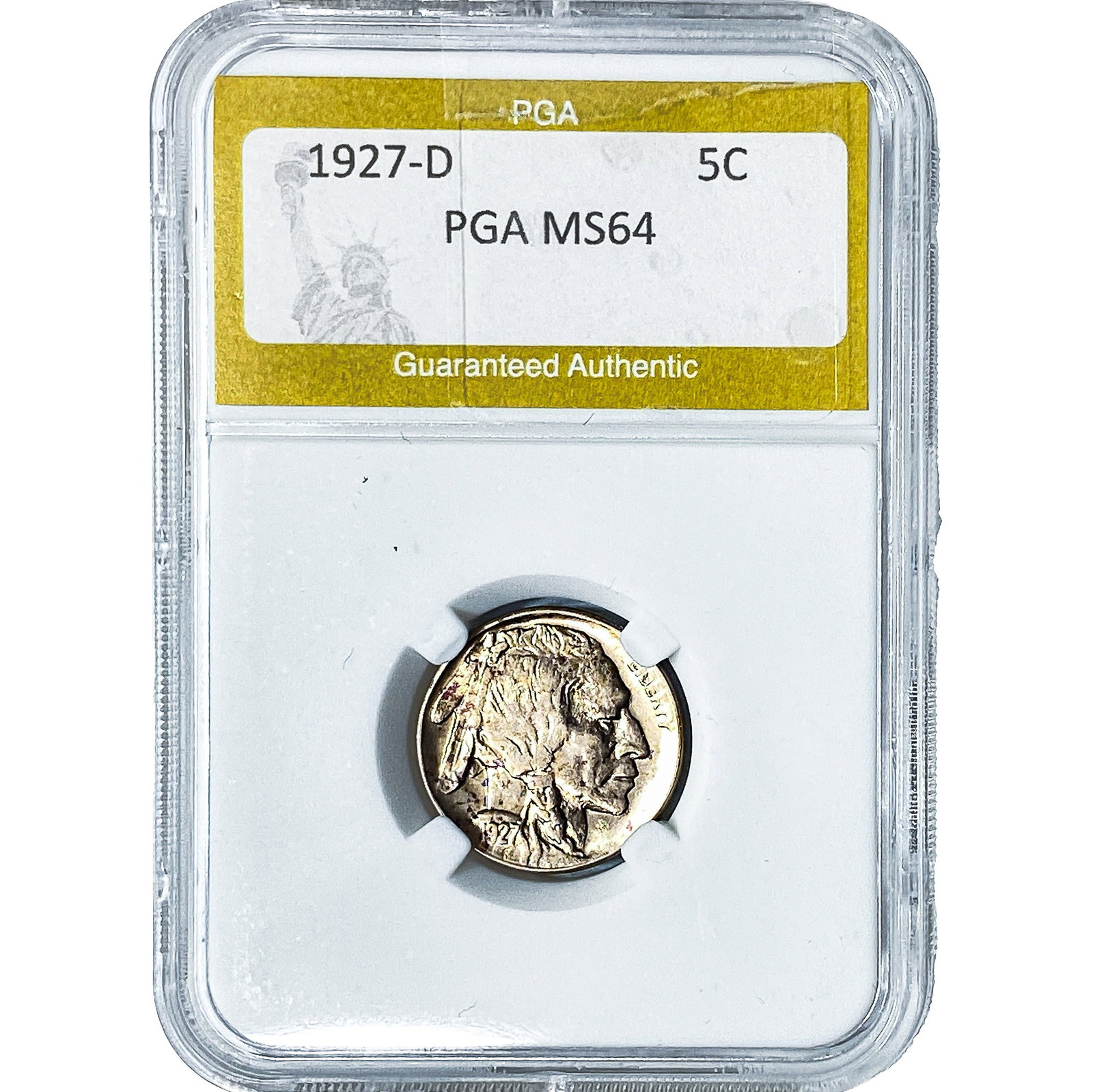 1927-D Buffalo Nickel PGA MS64 (1 of 2)