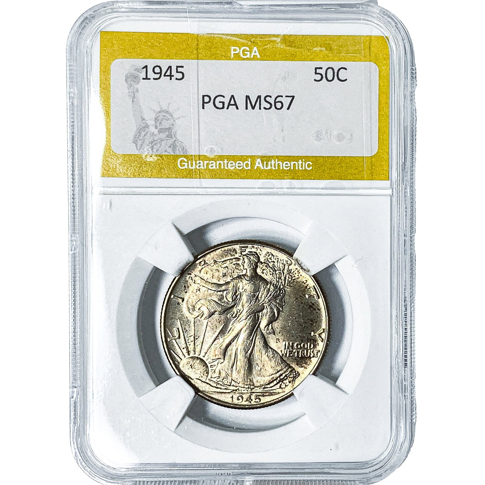 1945 Walking Liberty Half Dollar PGA MS67 (1 of 2)