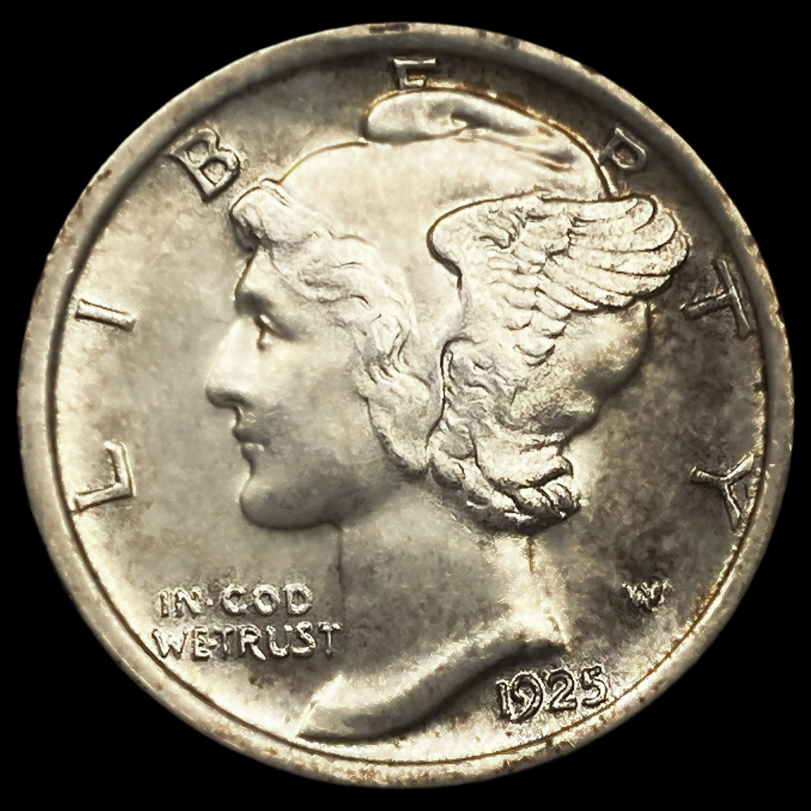 1925-D Mercury Dime CHOICE BU FSB (1 of 2)