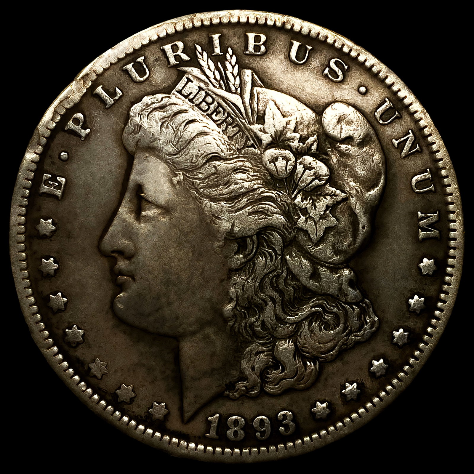 1893-CC Morgan Silver Dollar: 1893-CC Morgan Silver Dollar