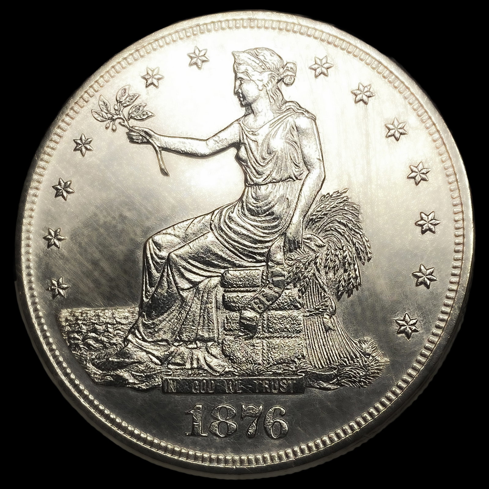 1876-CC Silver Trade Dollar (1 of 2)