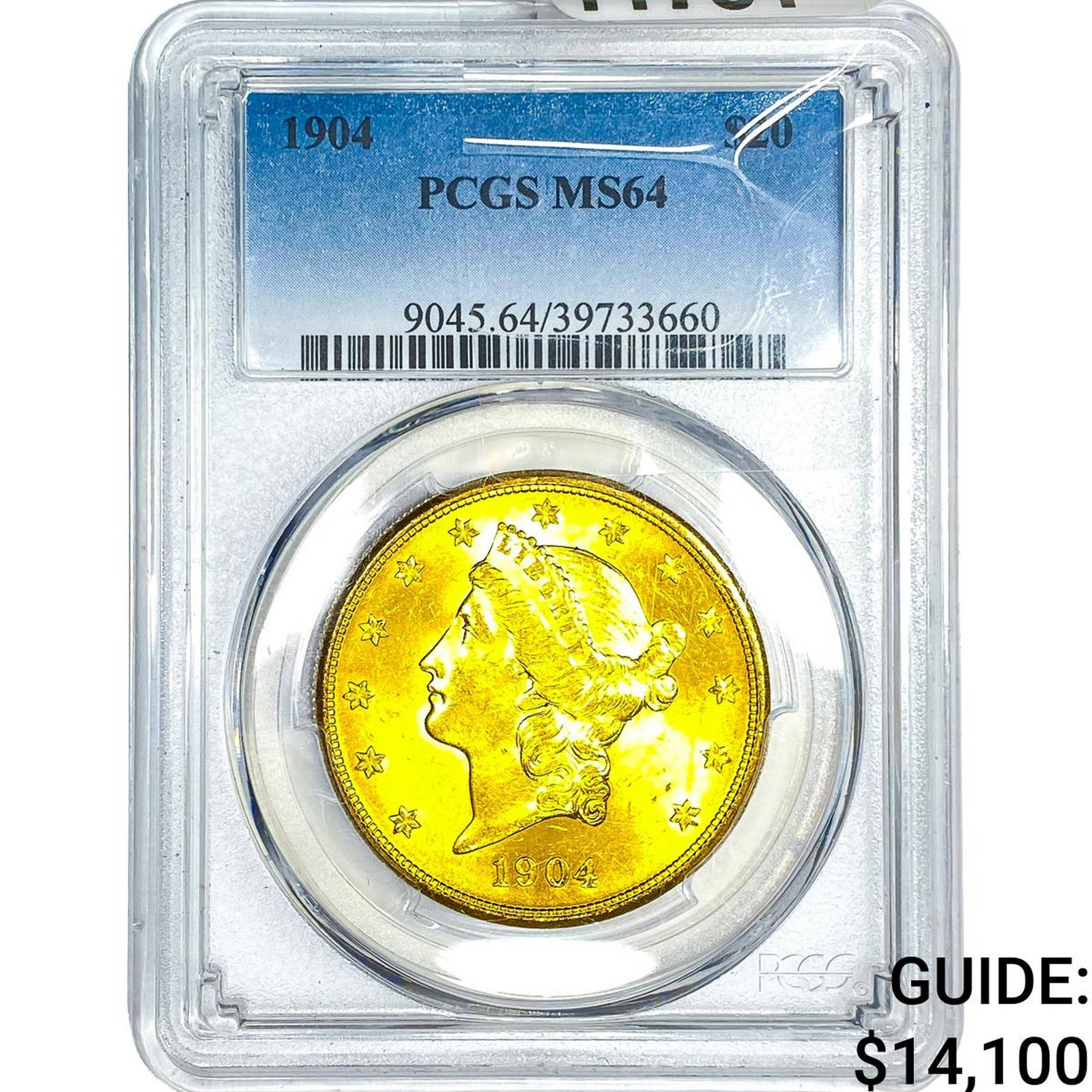 1904 $20 Gold Double Eagle PCGS MS64: 1904 $20 Gold Double Eagle PCGS MS64