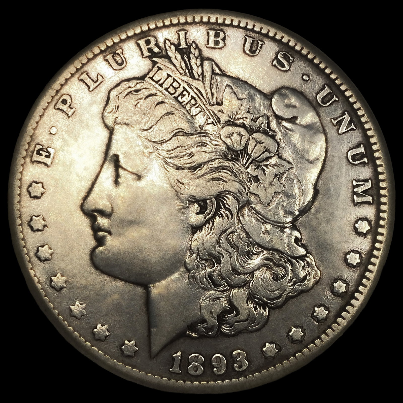 1893-CC Morgan Silver Dollar: 1893-CC Morgan Silver Dollar