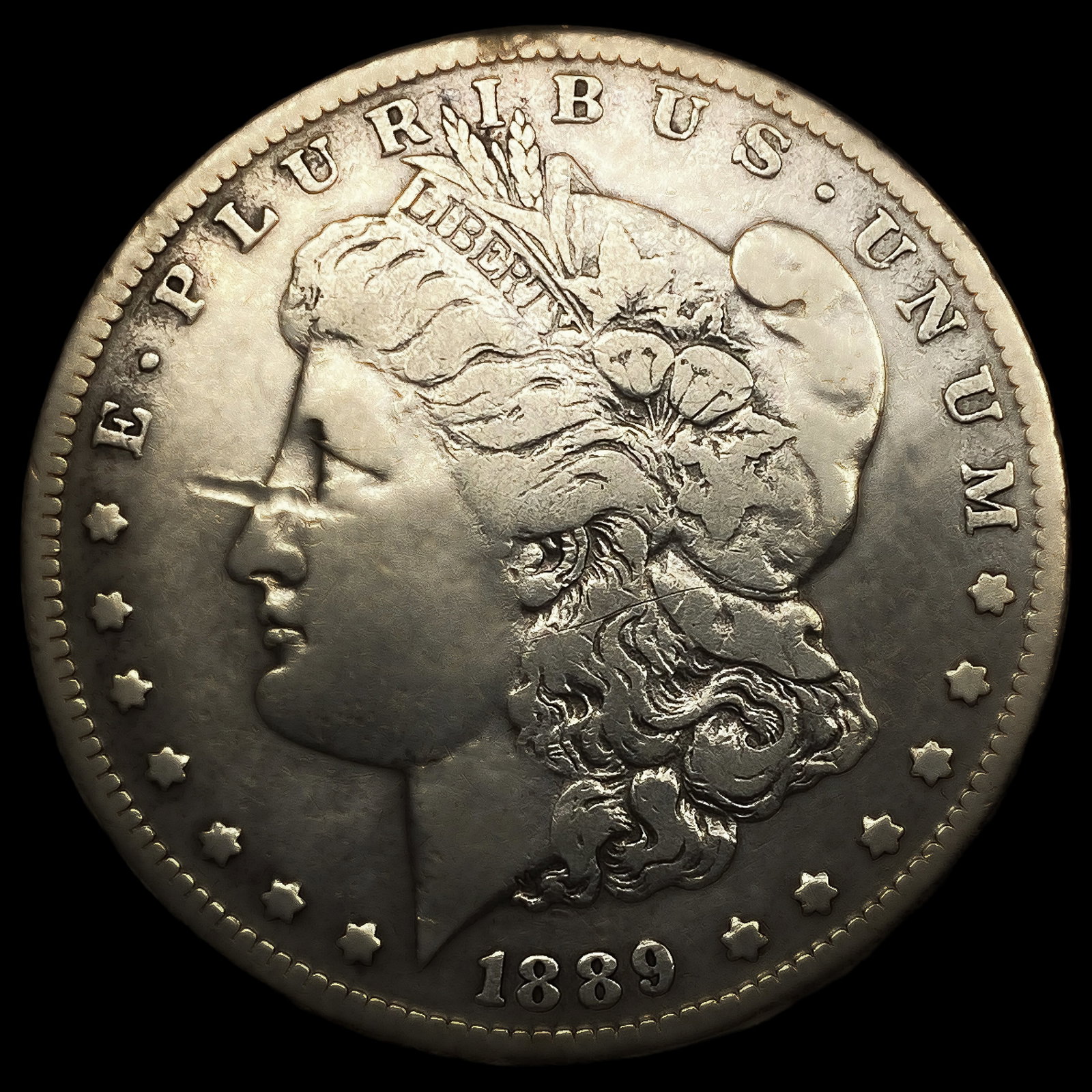 1889-CC Morgan Silver Dollar: 1889-CC Morgan Silver Dollar