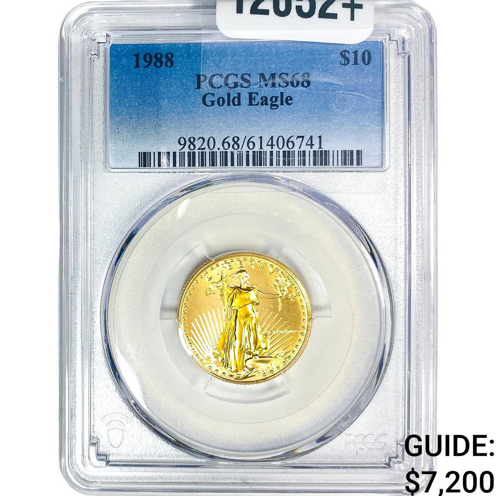 1988 1/4oz Gold Eagle $10 PCGS MS68 (1 of 4)