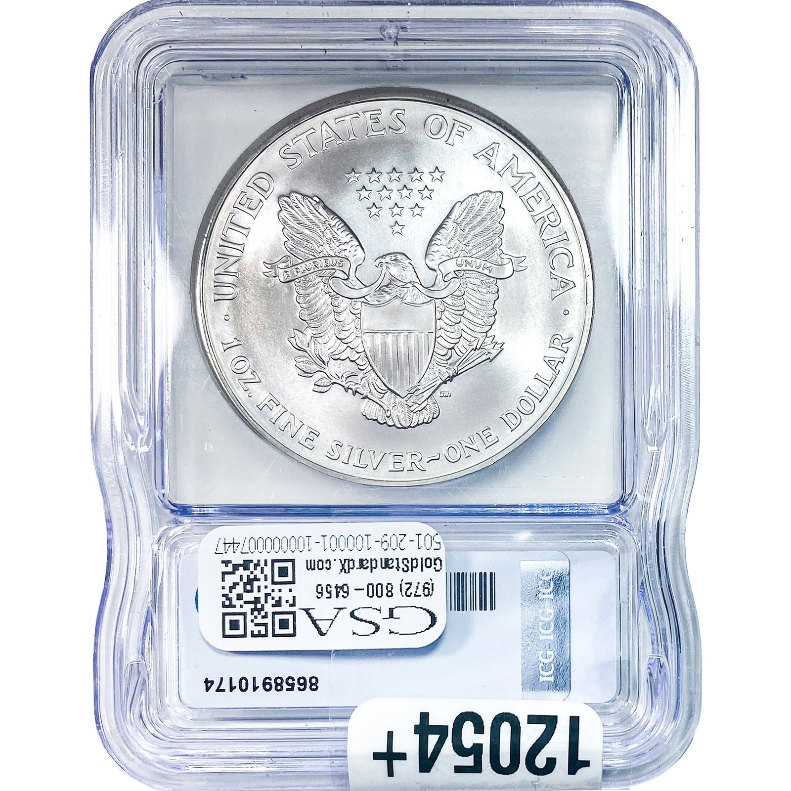 1999 Silver Eagle ICG MS70 - 2
