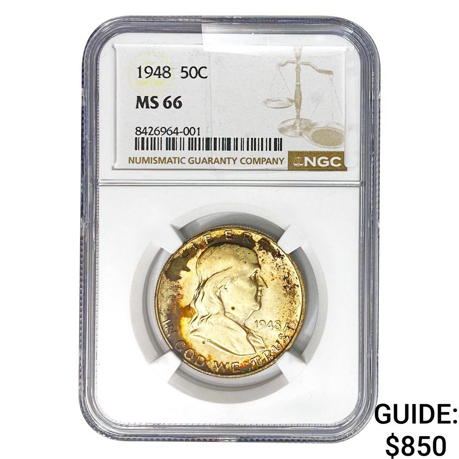 1948 Franklin Half Dollar NGC MS66 (1 of 2)