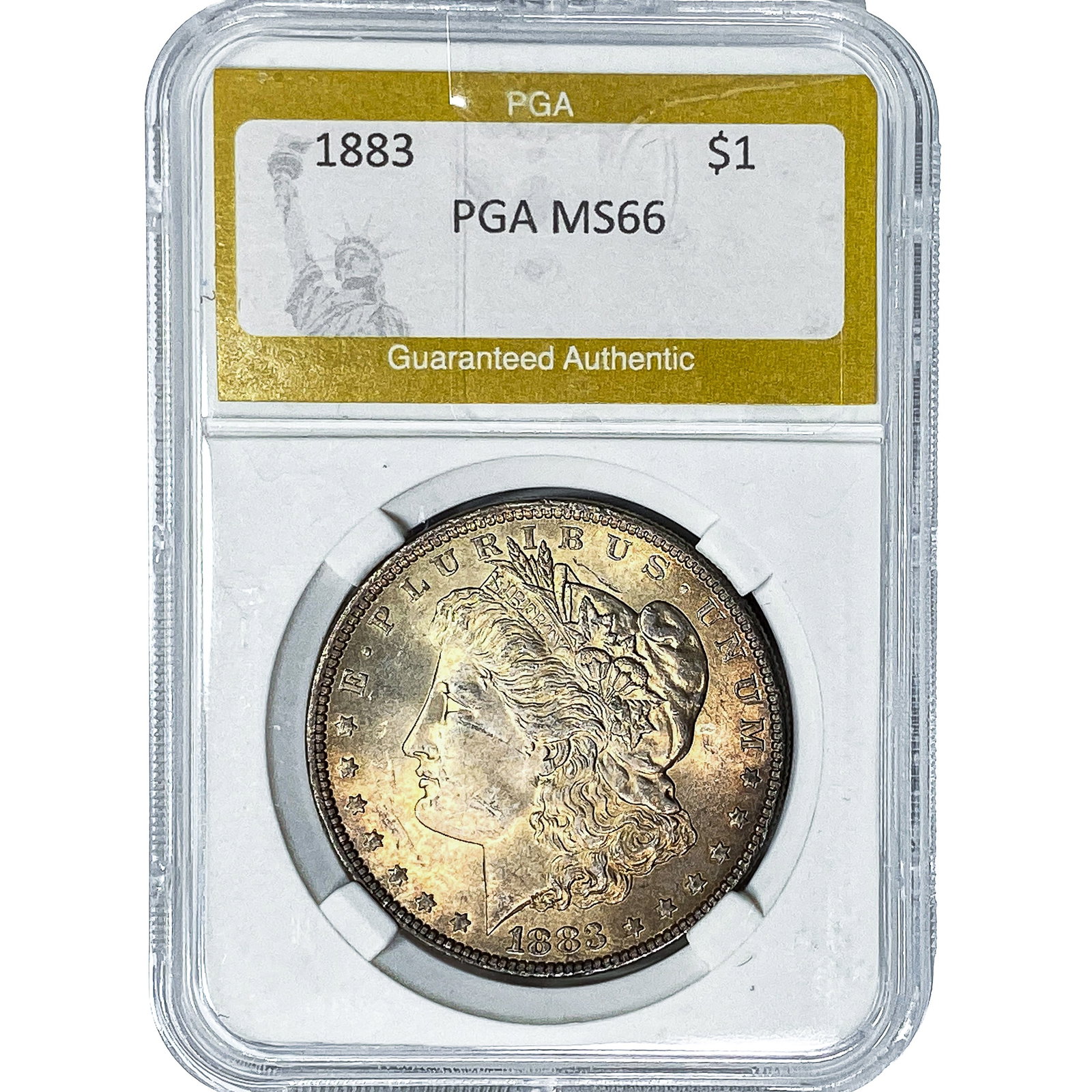 1883 Morgan Silver Dollar PGA MS66: 1883 Morgan Silver Dollar PGA MS66