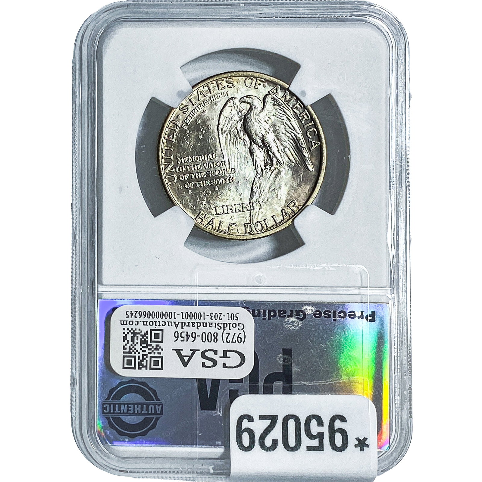 1925 Stone Mountain Half Dollar PGA MS66 - 2