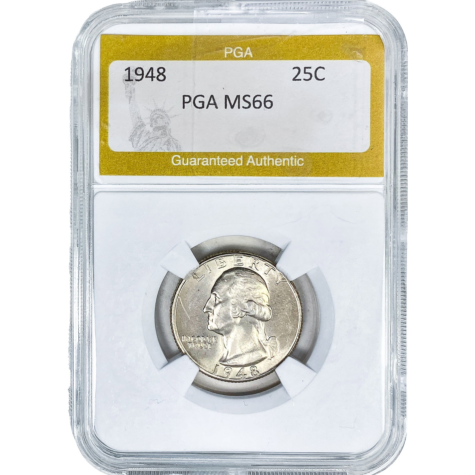 1948 Washington Silver Quarter PGA MS66: 1948 Washington Silver Quarter PGA MS66