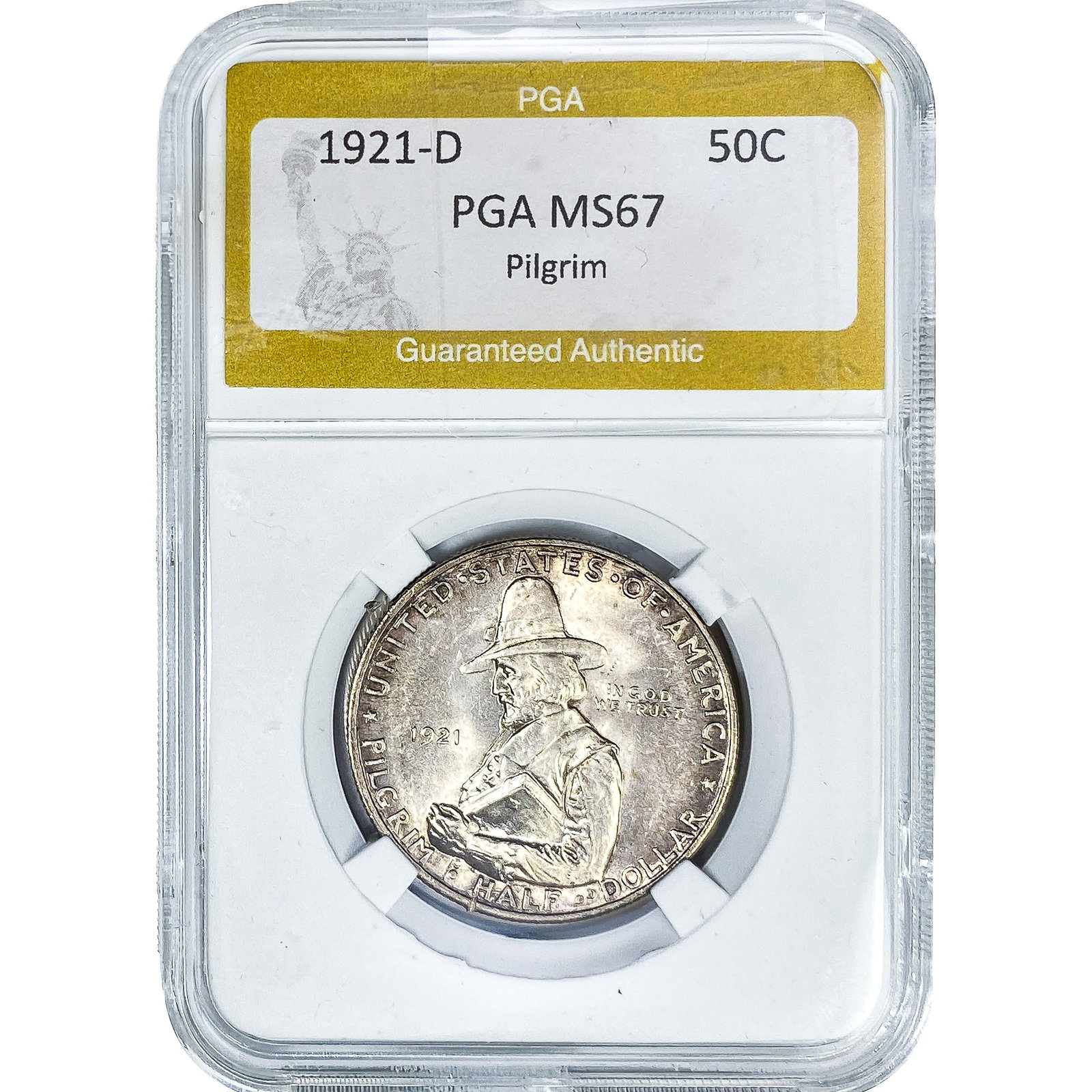 1921-D Pilgrim Half Dollar PGA MS67 (1 of 2)