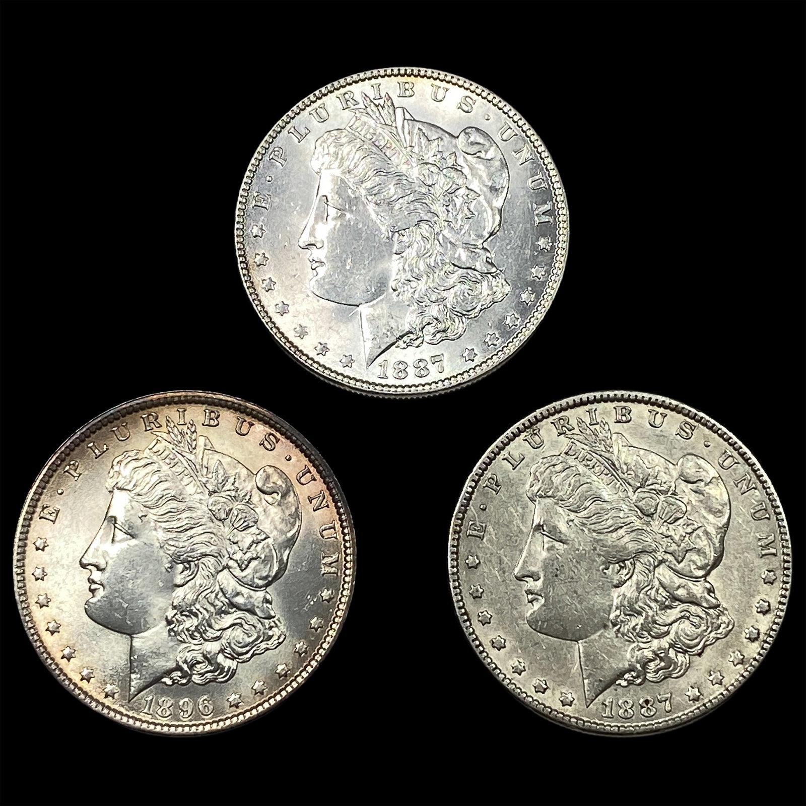 [3] 1887-1896 Morgan Silver Dollar (1 of 2)