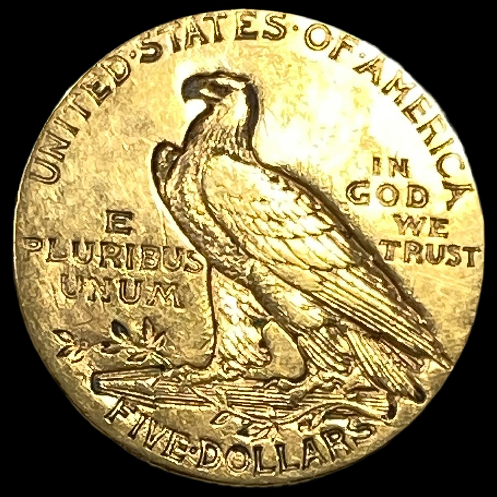 1910 $5 Gold Half Eagle - 2