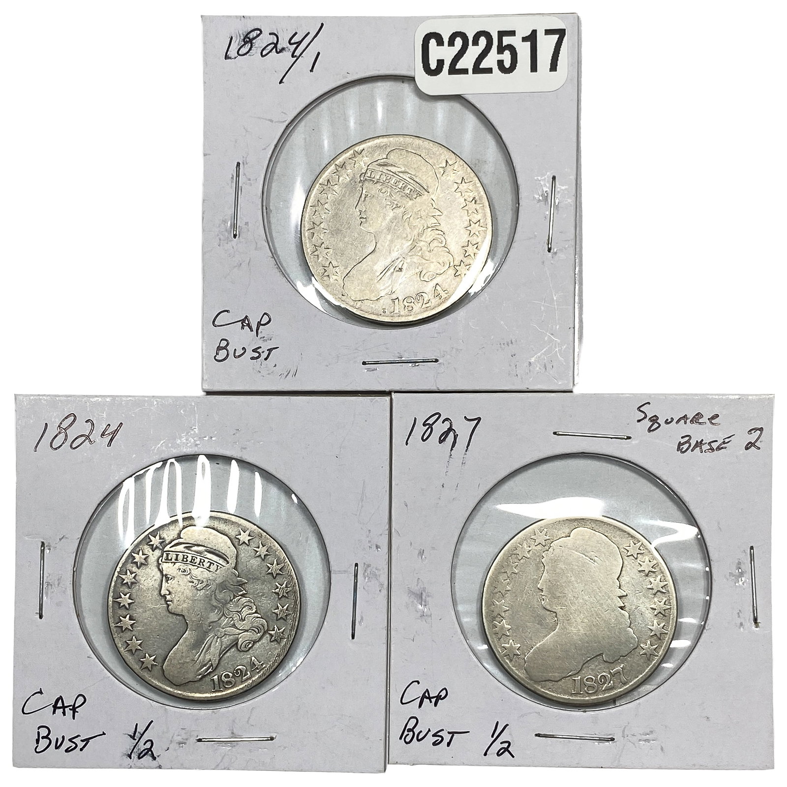 [3] 1824-1827 Capped Bust Half Dollar: [3] 1824-1827 Capped Bust Half Dollar