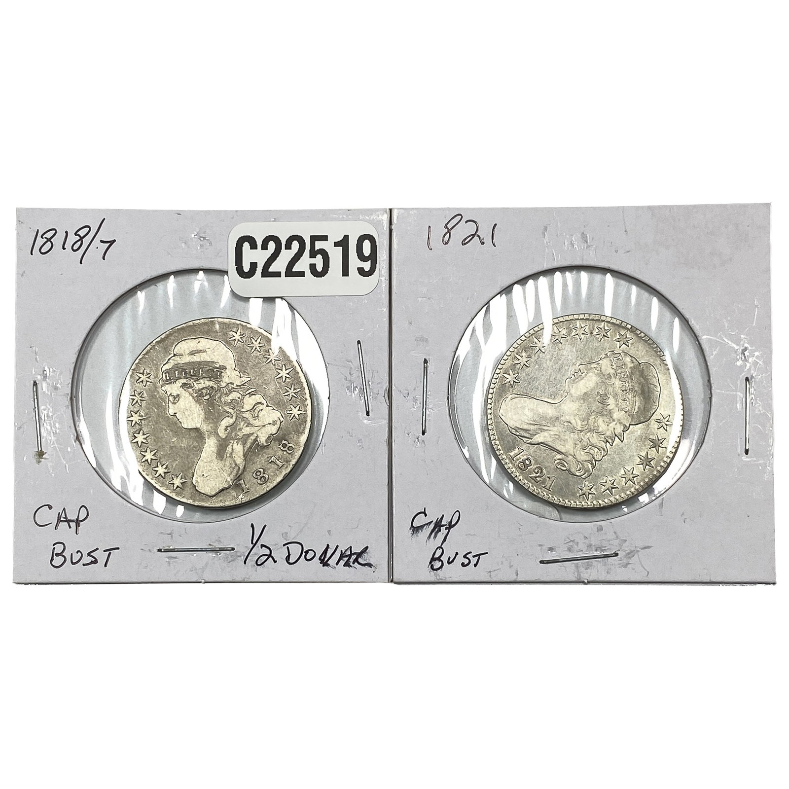 1818-1821 Capped Bust Half Dollar (1 of 2)