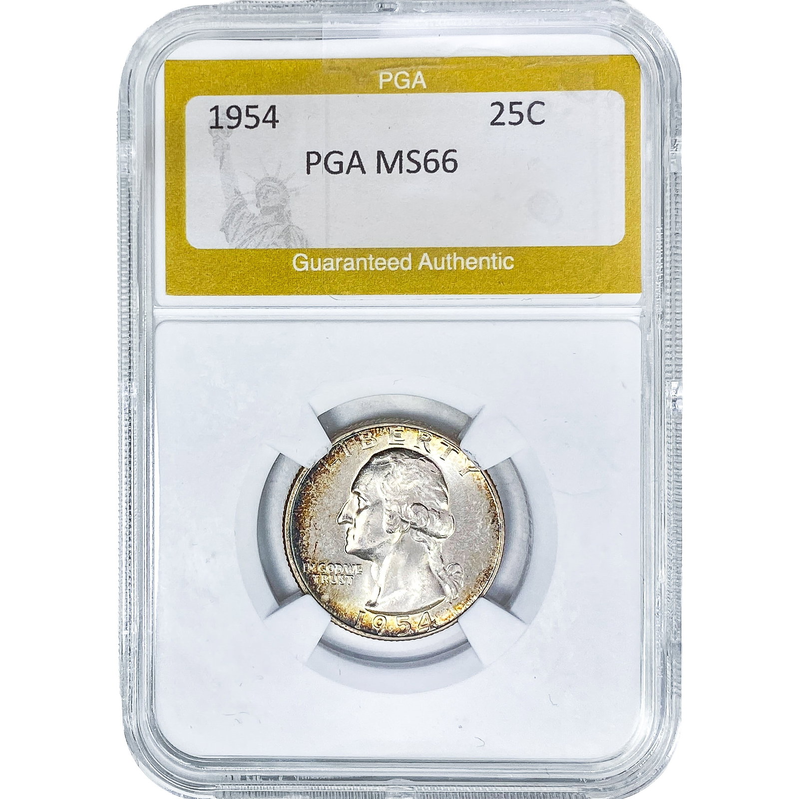1954 Washington Silver Quarter PGA MS66: 1954 Washington Silver Quarter PGA MS66