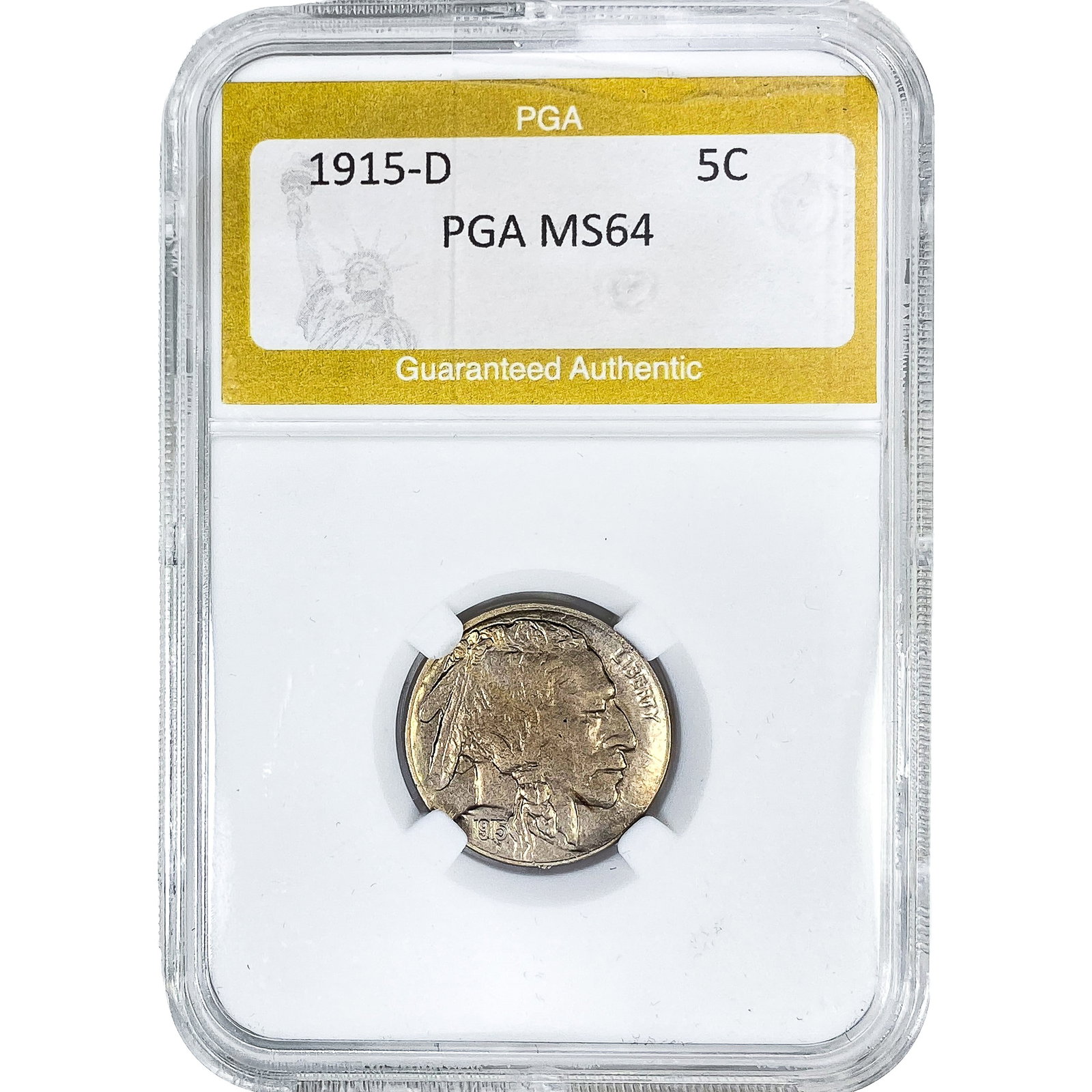 1915-D Buffalo Nickel PGA MS64 (1 of 2)