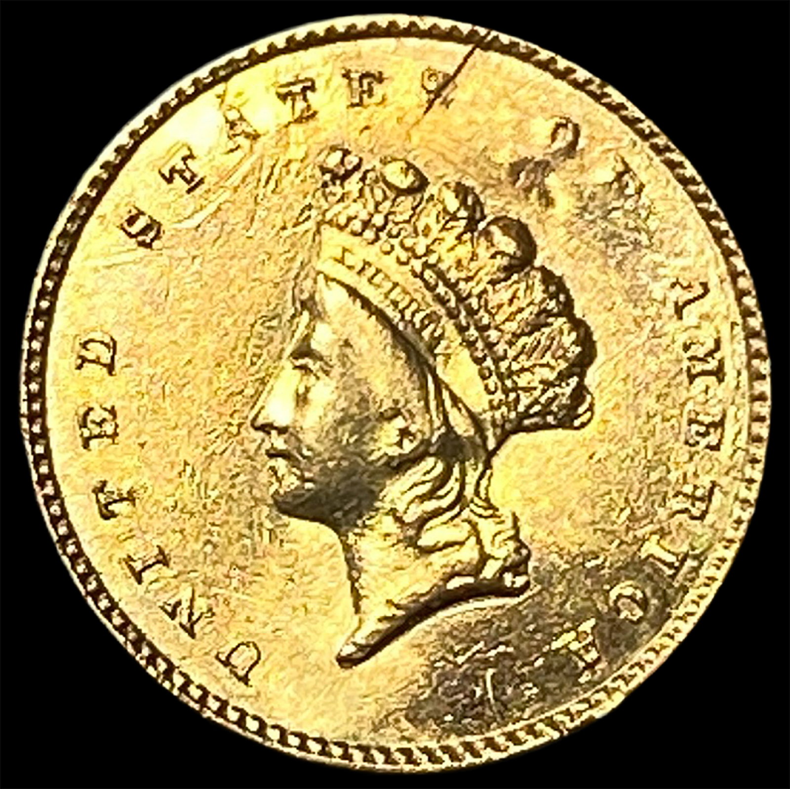 1854 Rare Gold Dollar (1 of 2)