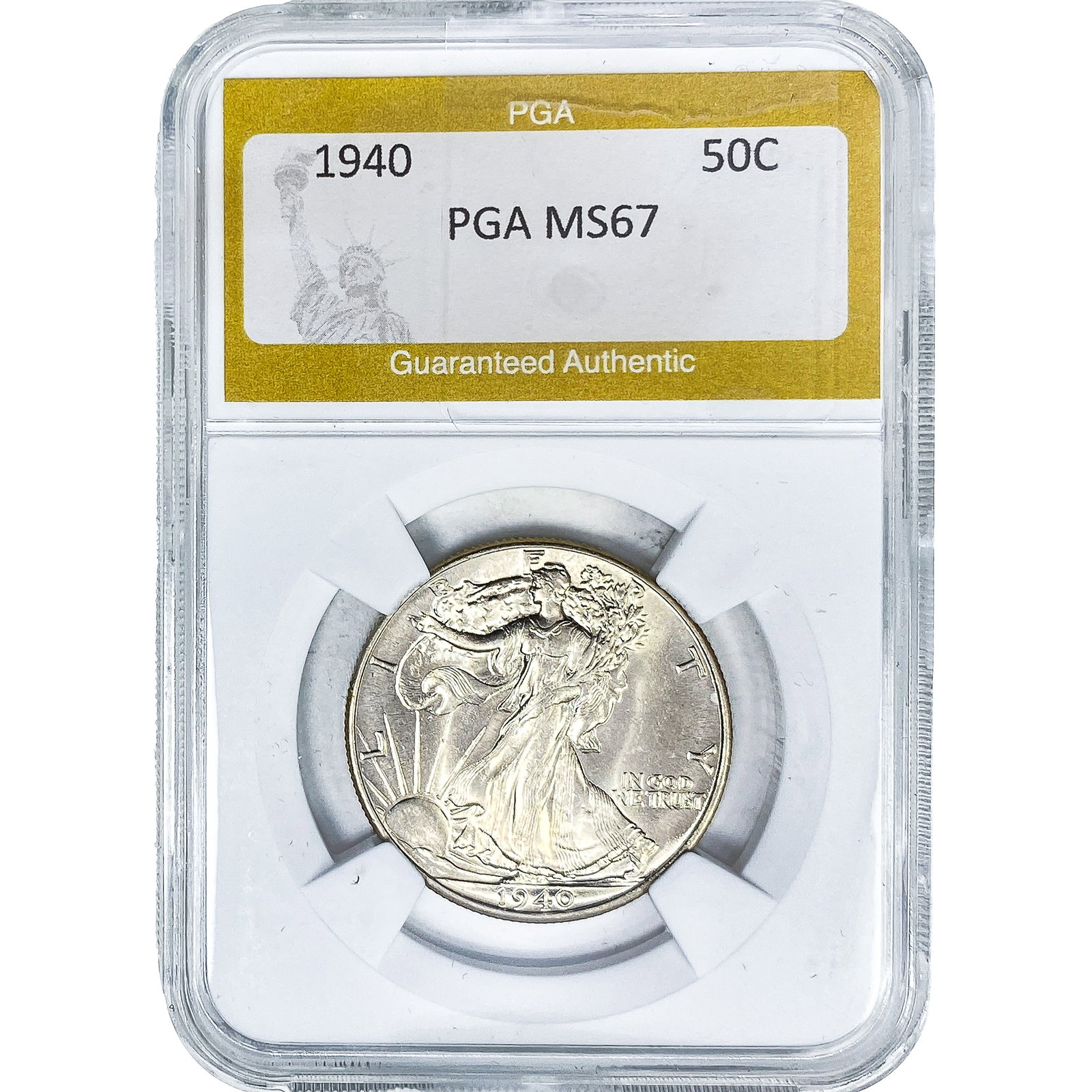 1940 Walking Liberty Half Dollar PGA MS67 (1 of 2)