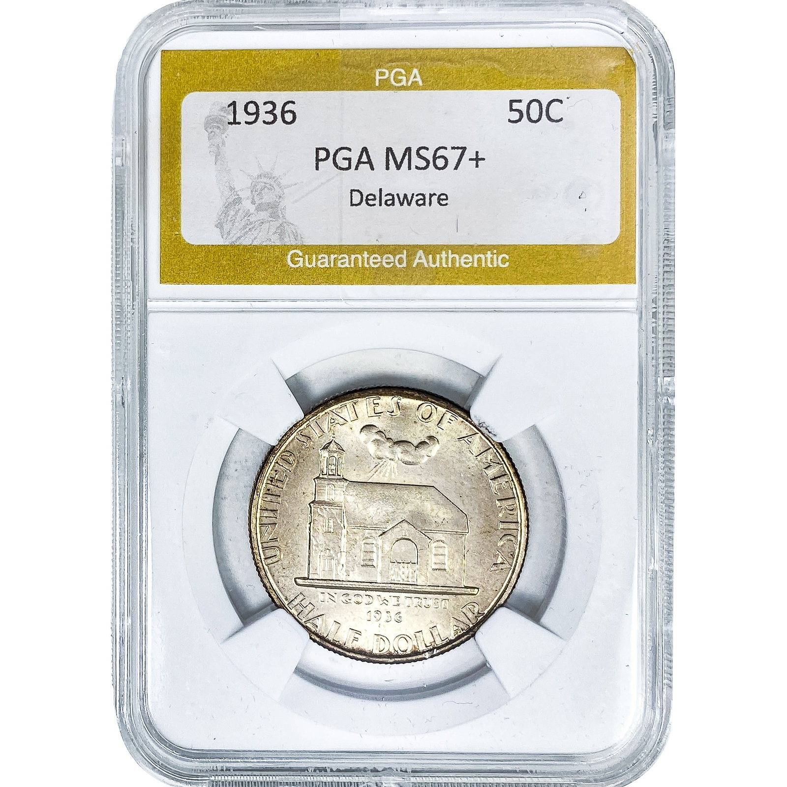 1936 Delaware Half Dollar PGA MS67+ (1 of 2)
