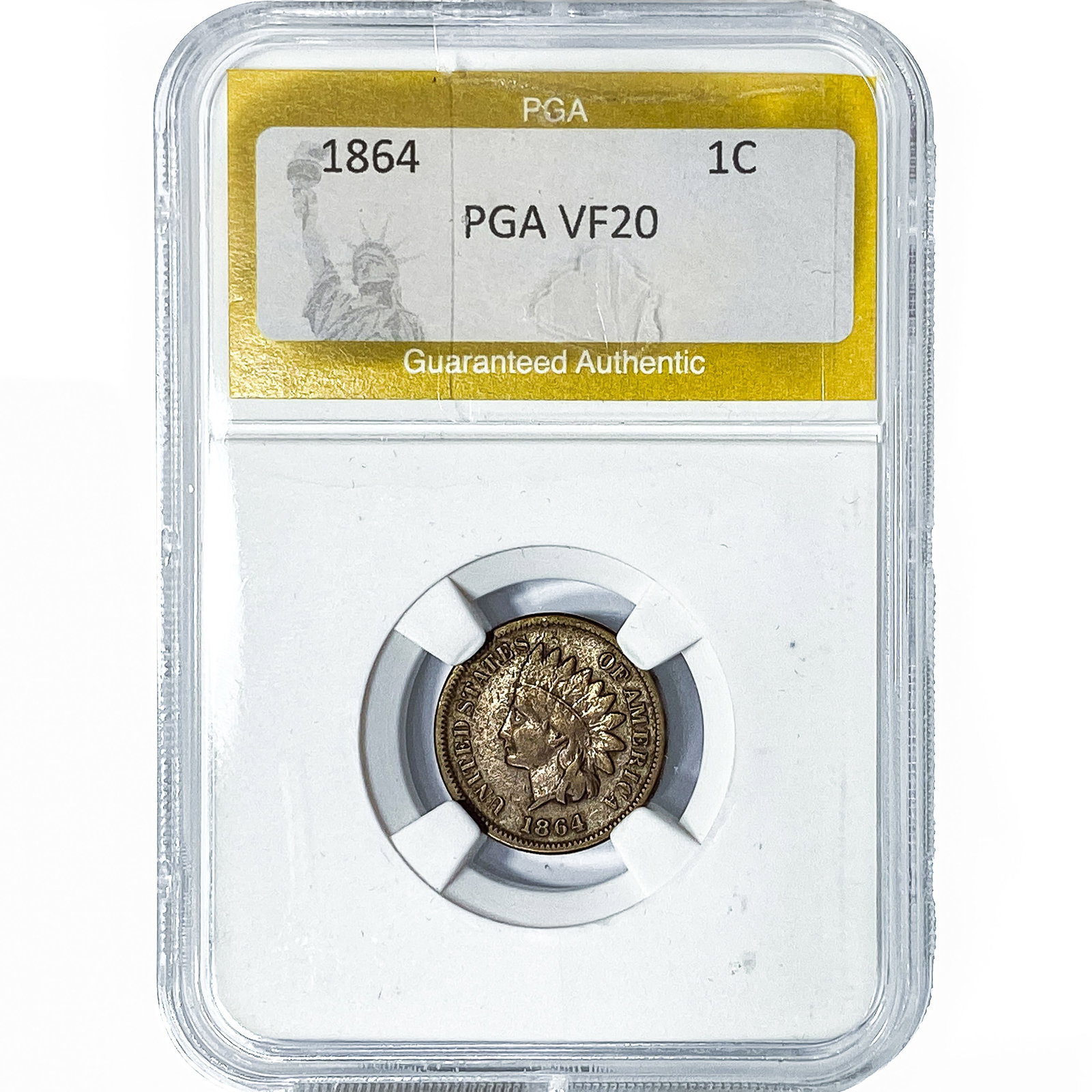 1864 Indian Head Cent PGA VF20: 1864 Indian Head Cent PGA VF20