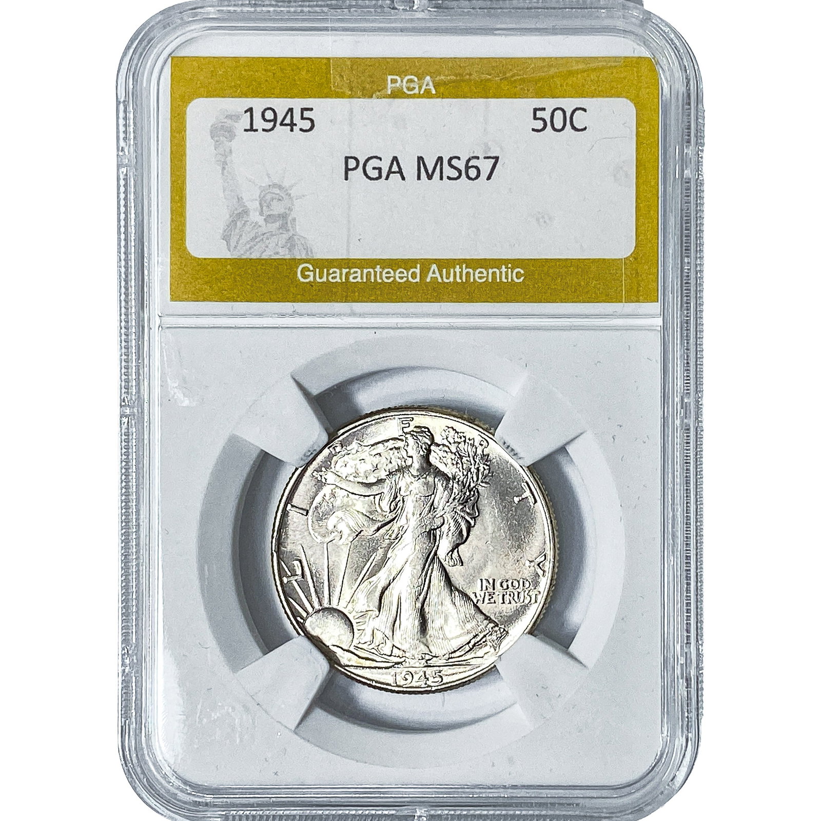 1945 Walking Liberty Half Dollar PGA MS67 (1 of 2)