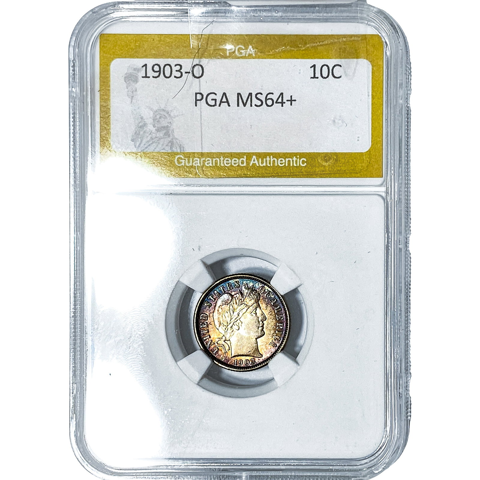 1903-O Morgan Silver Dollar PGA MS64+: 1903-O Morgan Silver Dollar PGA MS64+
