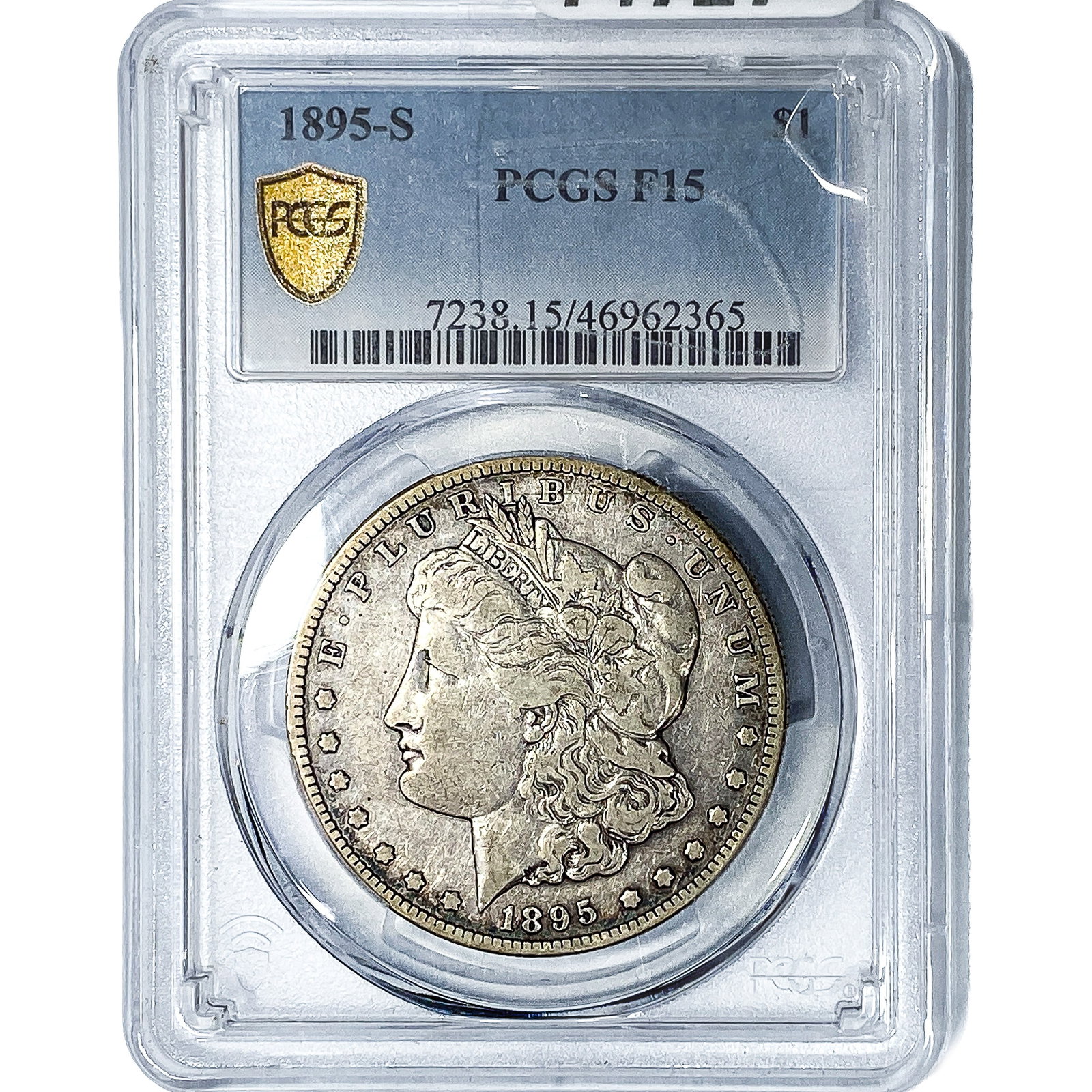 1895-S Morgan Silver Dollar PCGS F15 (1 of 4)