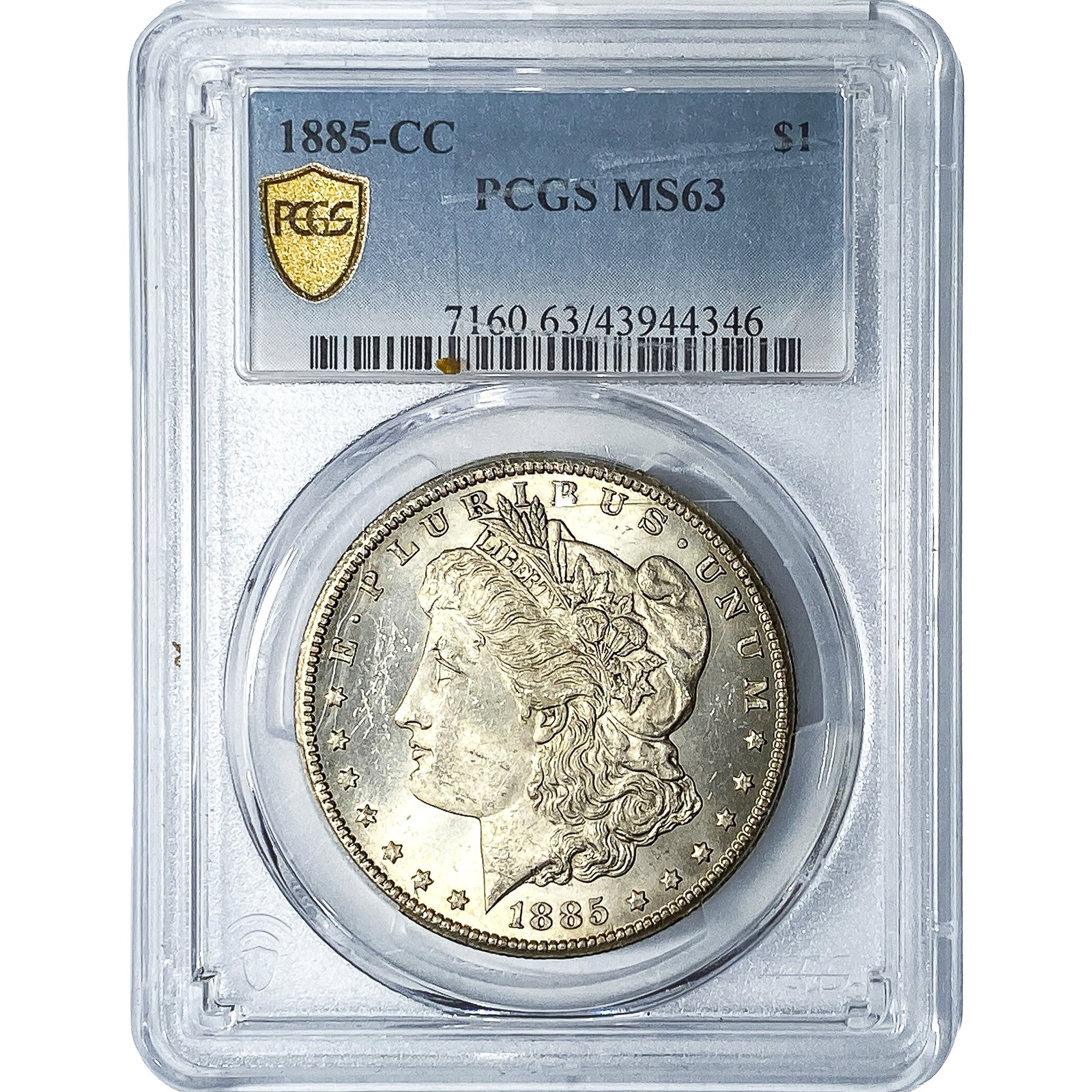 1885-CC Morgan Silver Dollar PCGS MS63 (1 of 4)