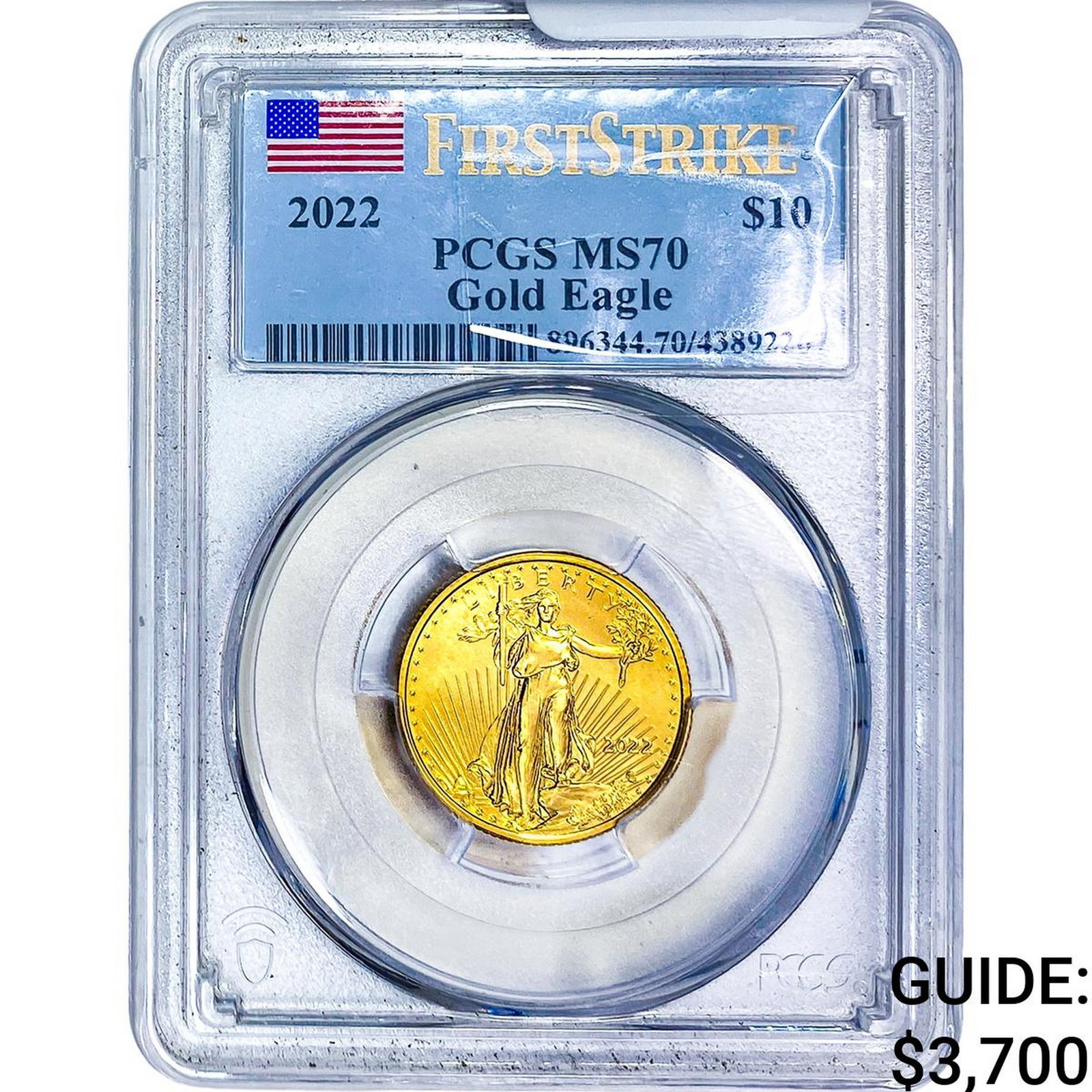 2022 $10 Gold Eagle 1/4 oz PCGS MS70 (1 of 4)